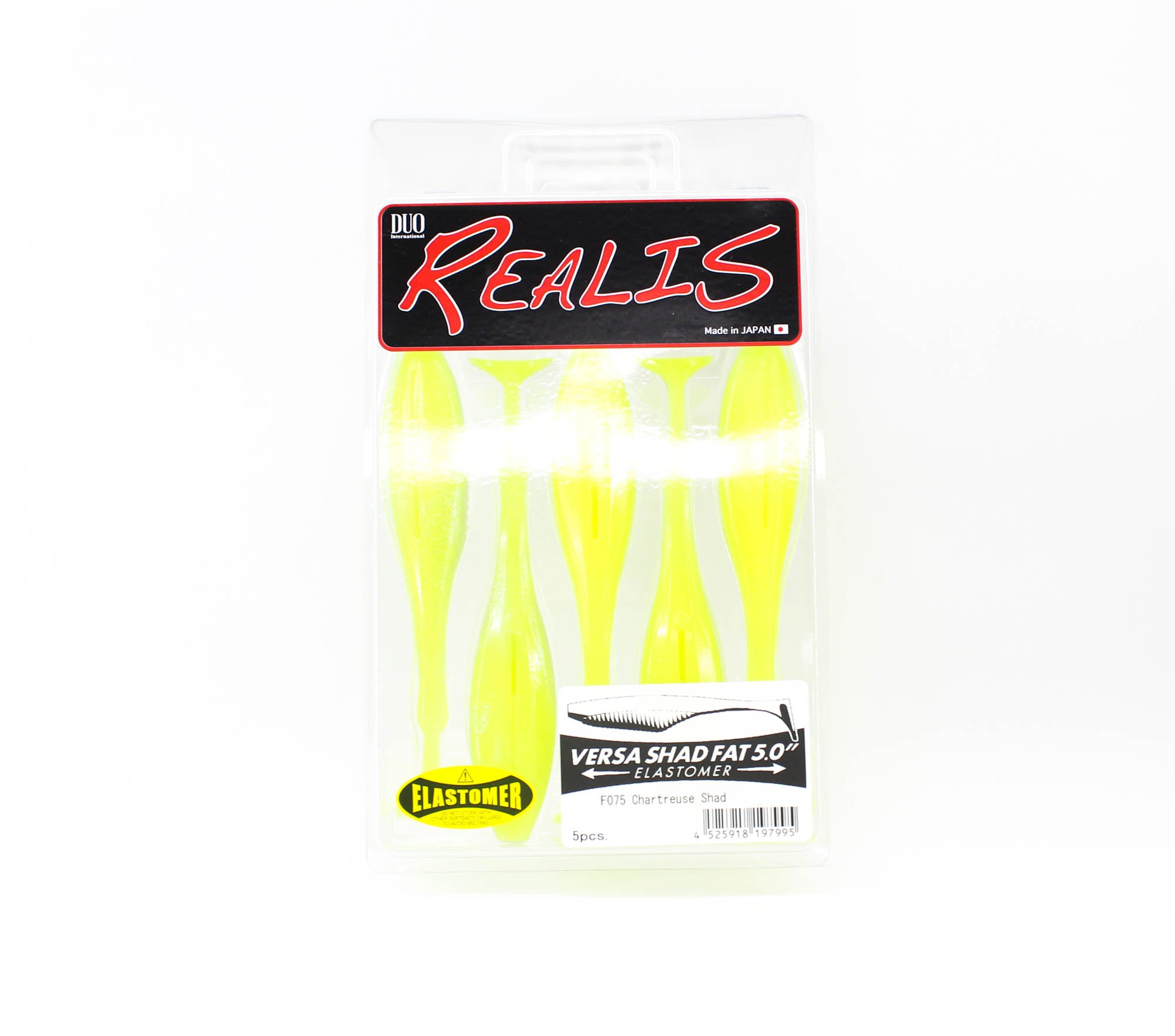 Duo Soft Lure Versa Shad Fat 5 Inch Elastomer F075 (7995)