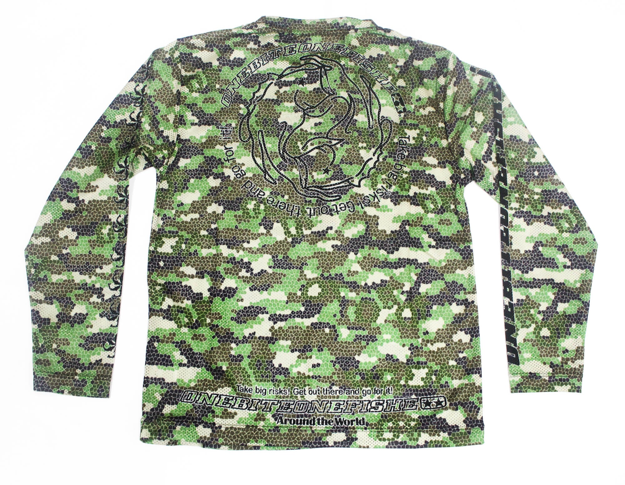 OBOF Dry T Shirt Long Sleeve Digital Camo Size S (9166)
