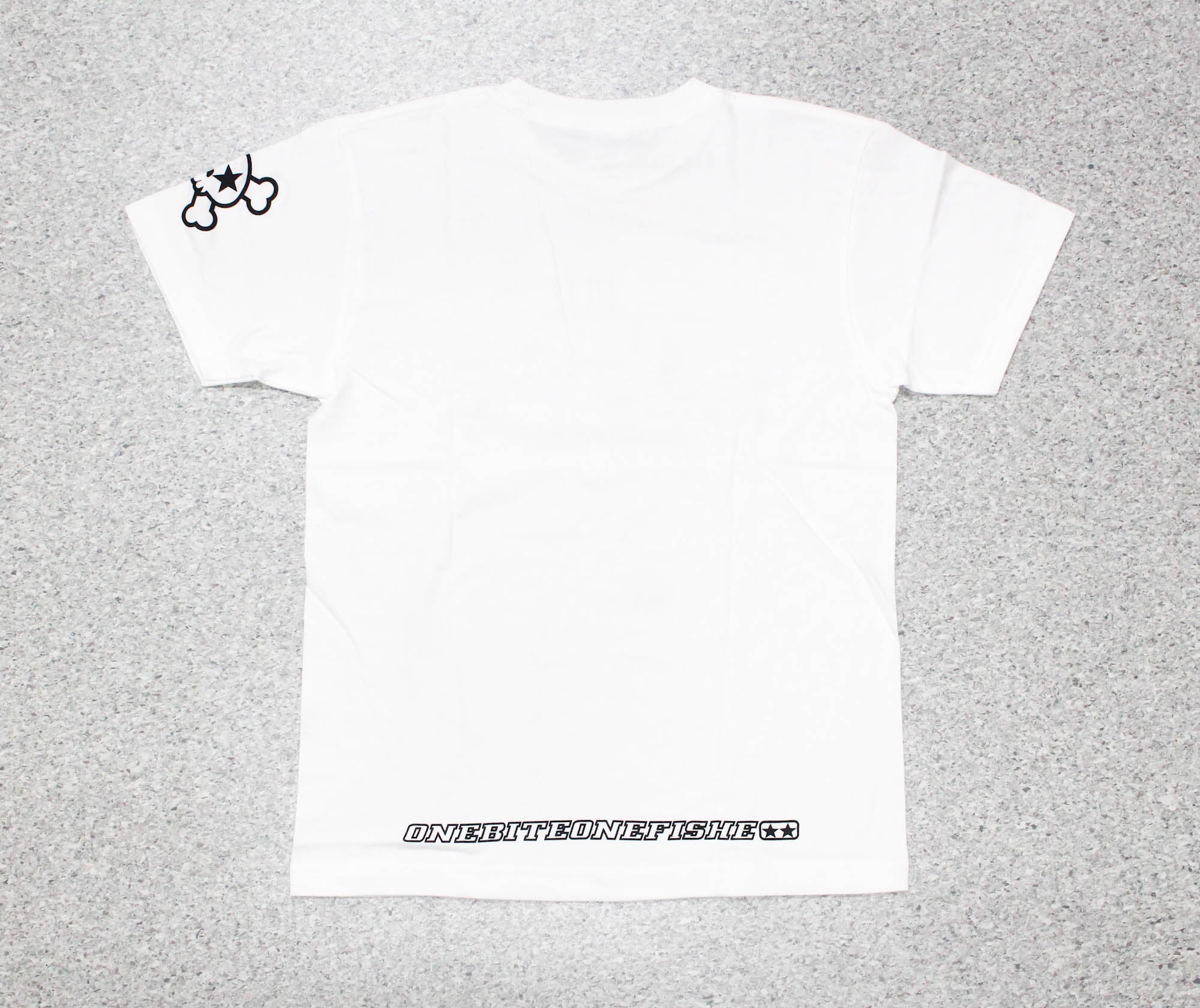 One Bite One Fish T Shirt OBOF Hit The Road White Size S (9234)