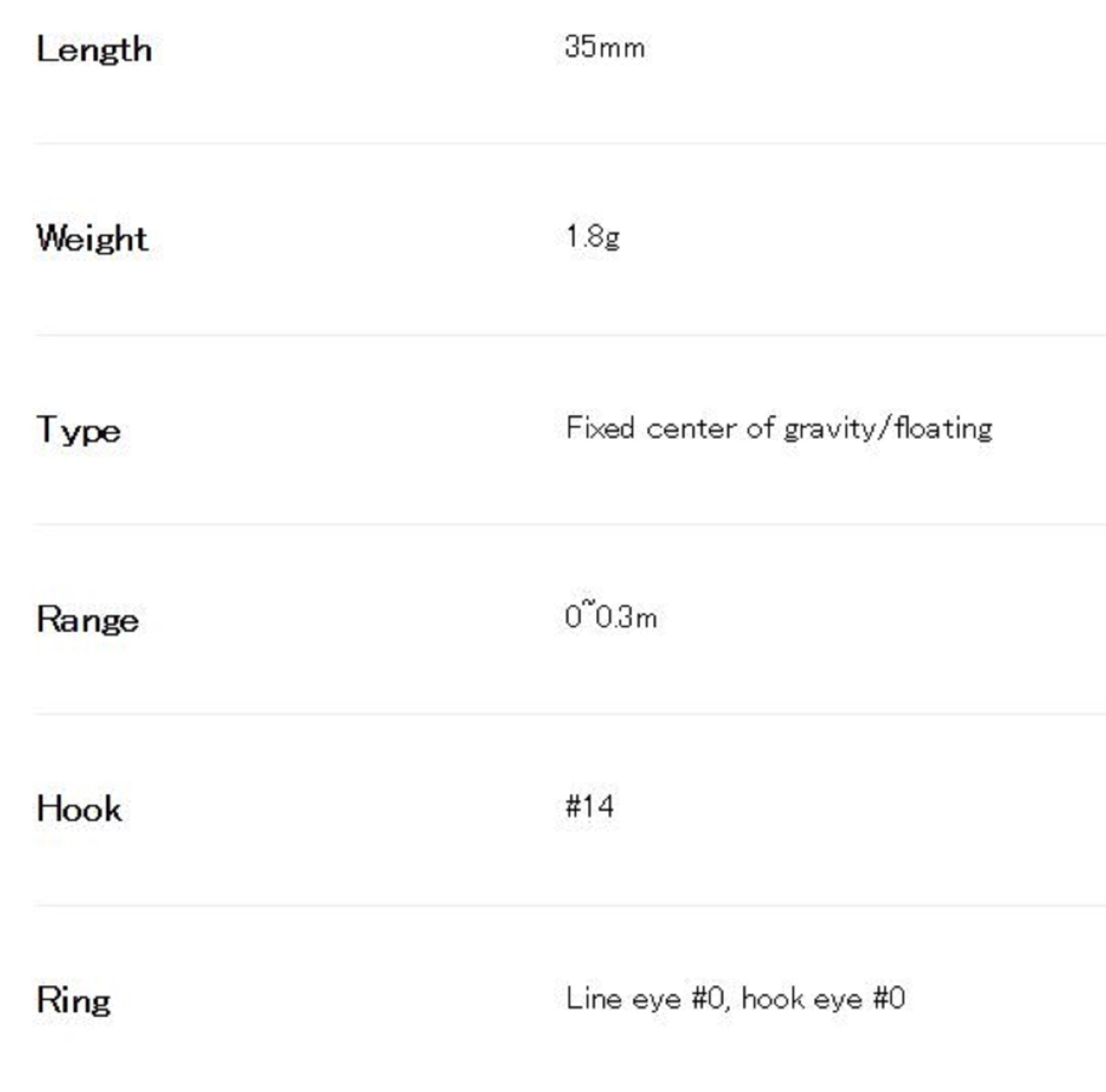 Duo Tetra Works Toto Fat 35 mm Floating Lure CCC0653 (9869)