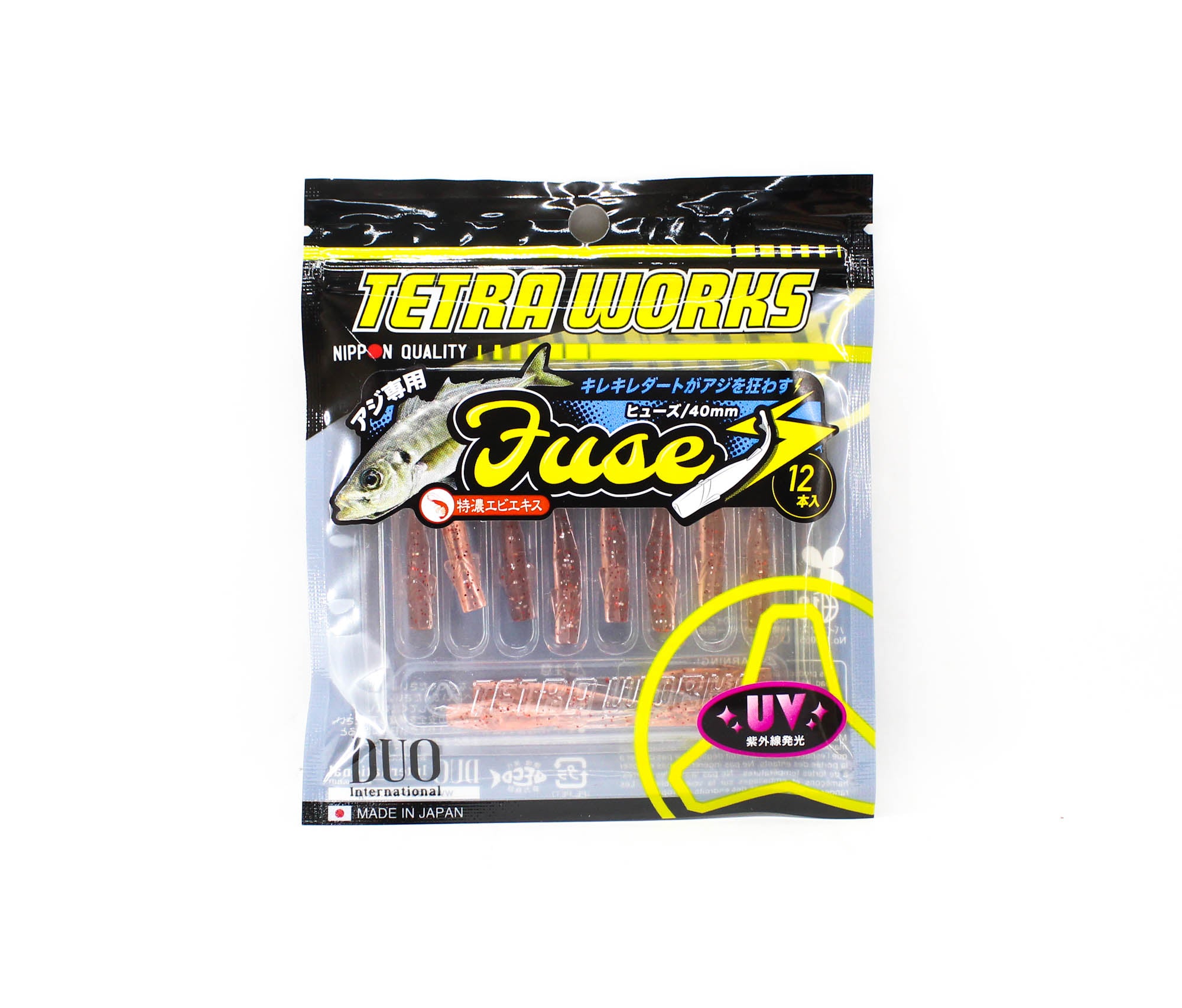 Duo Soft Lure Tetra Works Fuse 40mm 12 per pack S523 (0015)