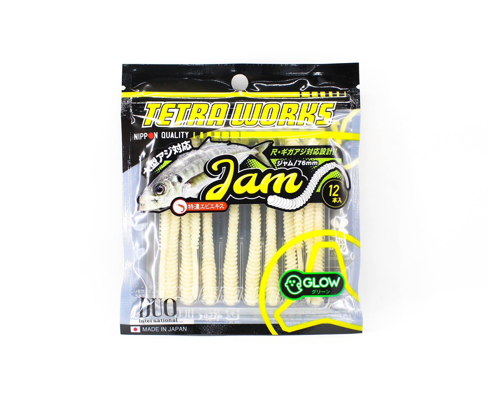 Duo Soft Lure Tetra Works Jam 76mm 12 per pack S501 (0060)