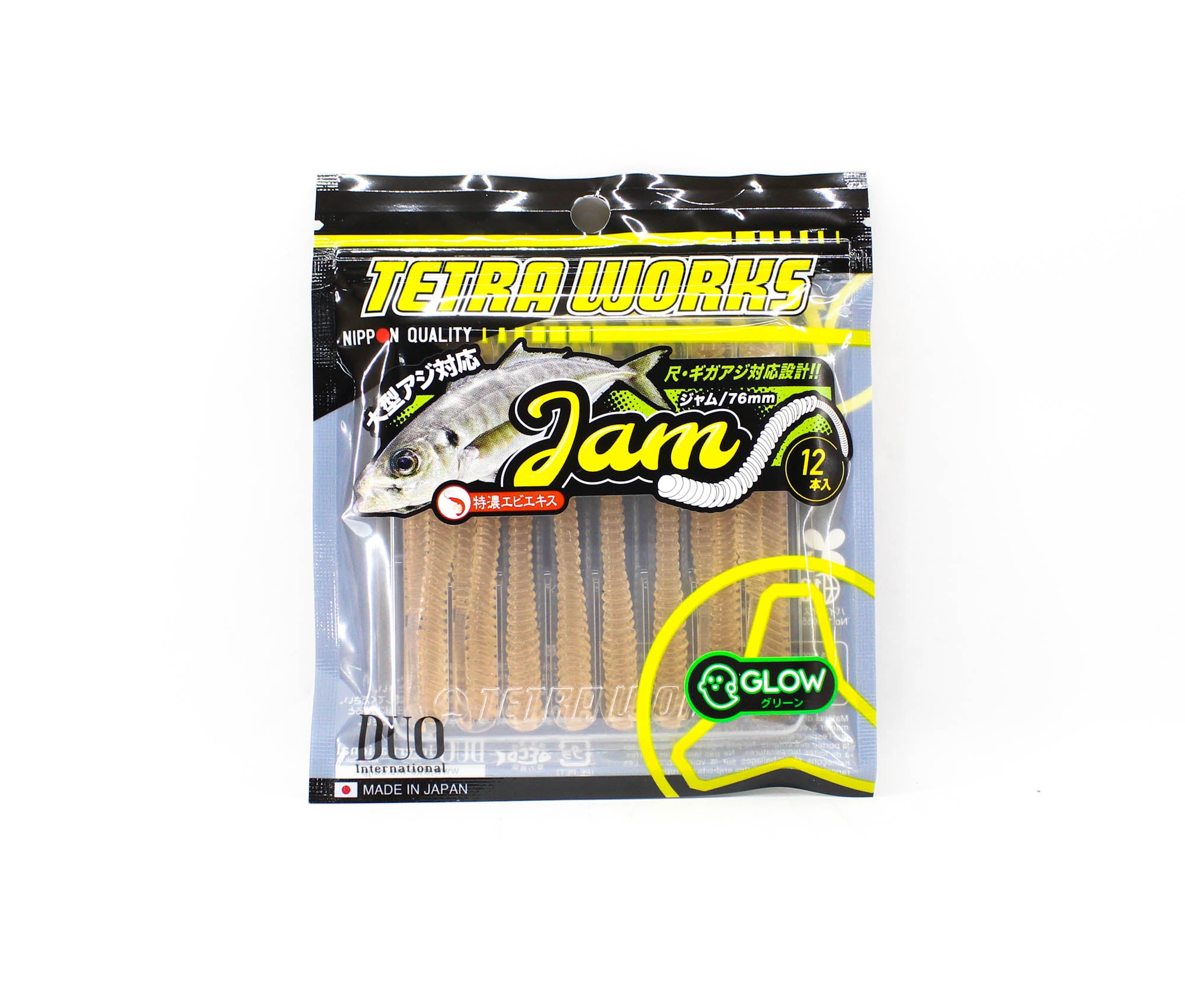 Duo Soft Lure Tetra Works Jam 76mm 12 per pack S505 (0091)