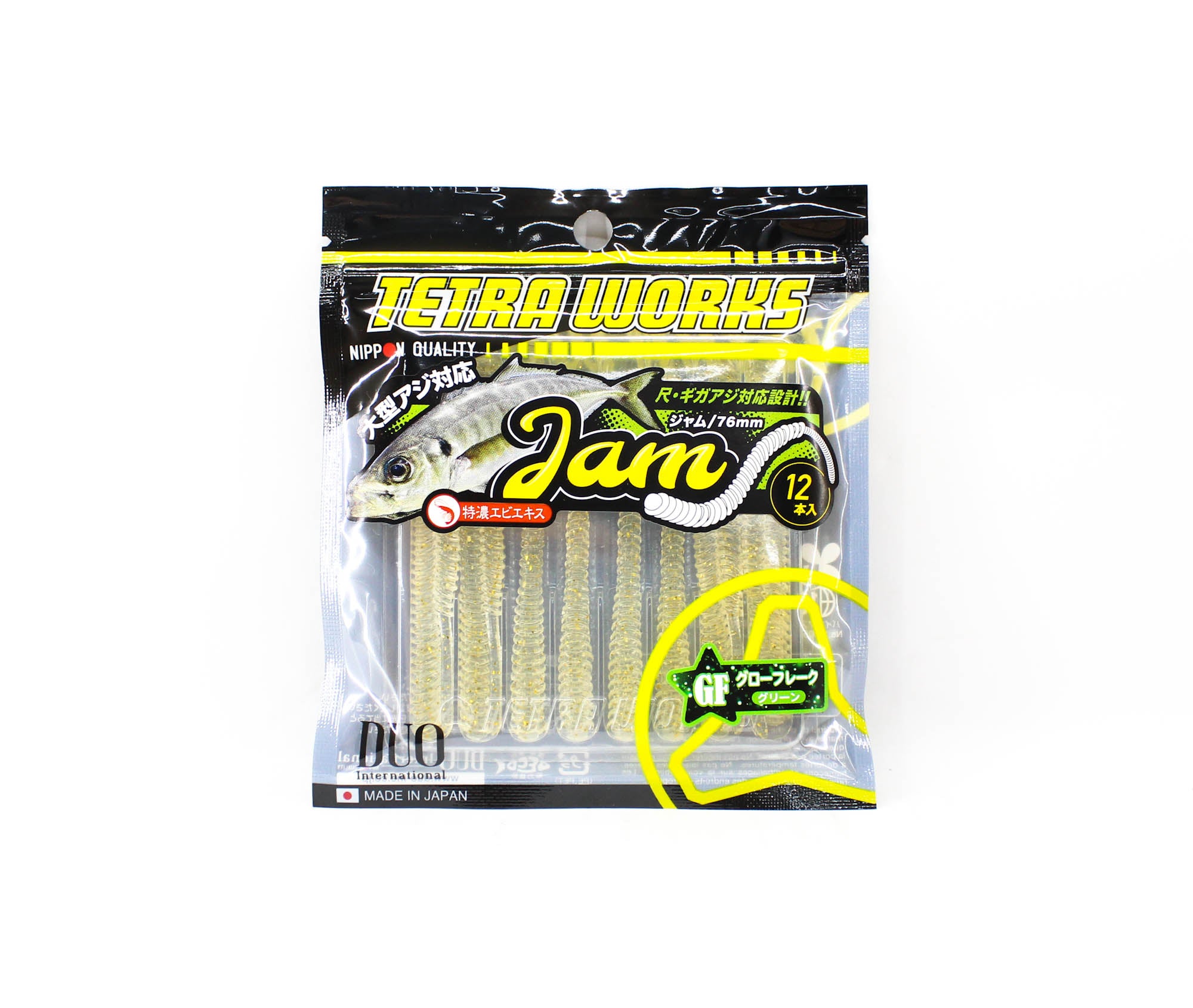 Duo Soft Lure Tetra Works Jam 76mm 12 per pack S512 (0145)