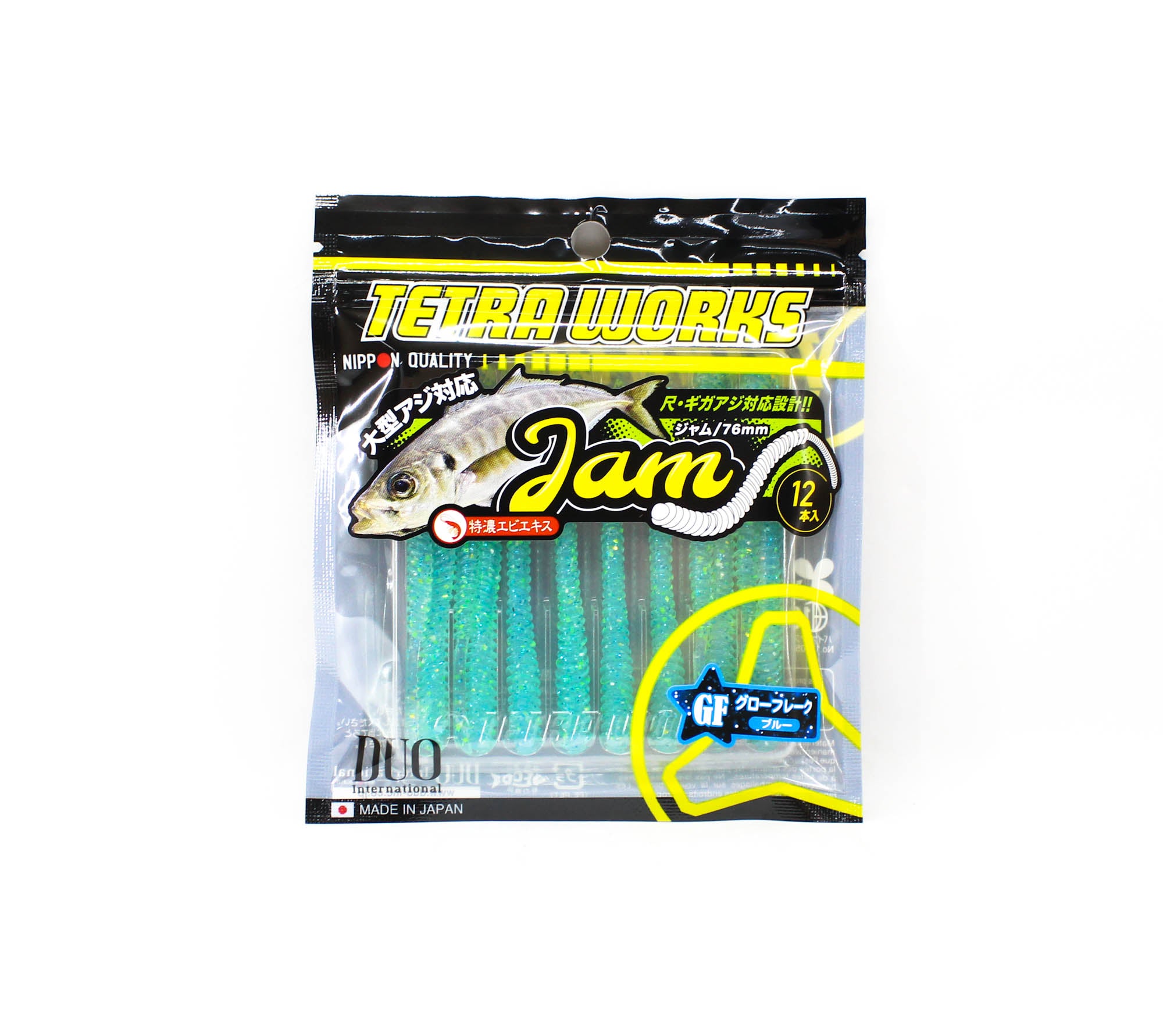 Duo Soft Lure Tetra Works Jam 76mm 12 per pack S537 (0190)