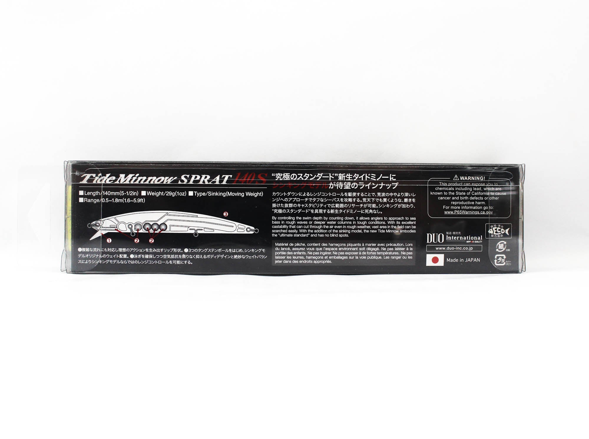 Duo Tide Minnow Sprat 140S Sinking Lure AHA0087 (0602)