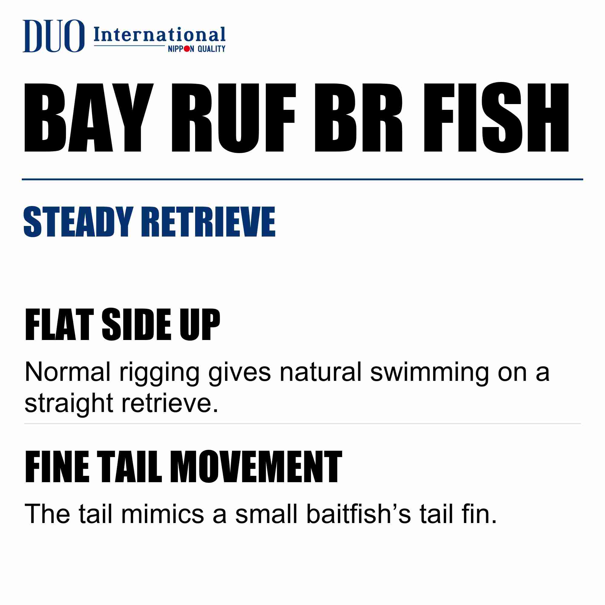 Duo Soft Lure Bay Ruf BR Fish 5 Inch F100 (1432)