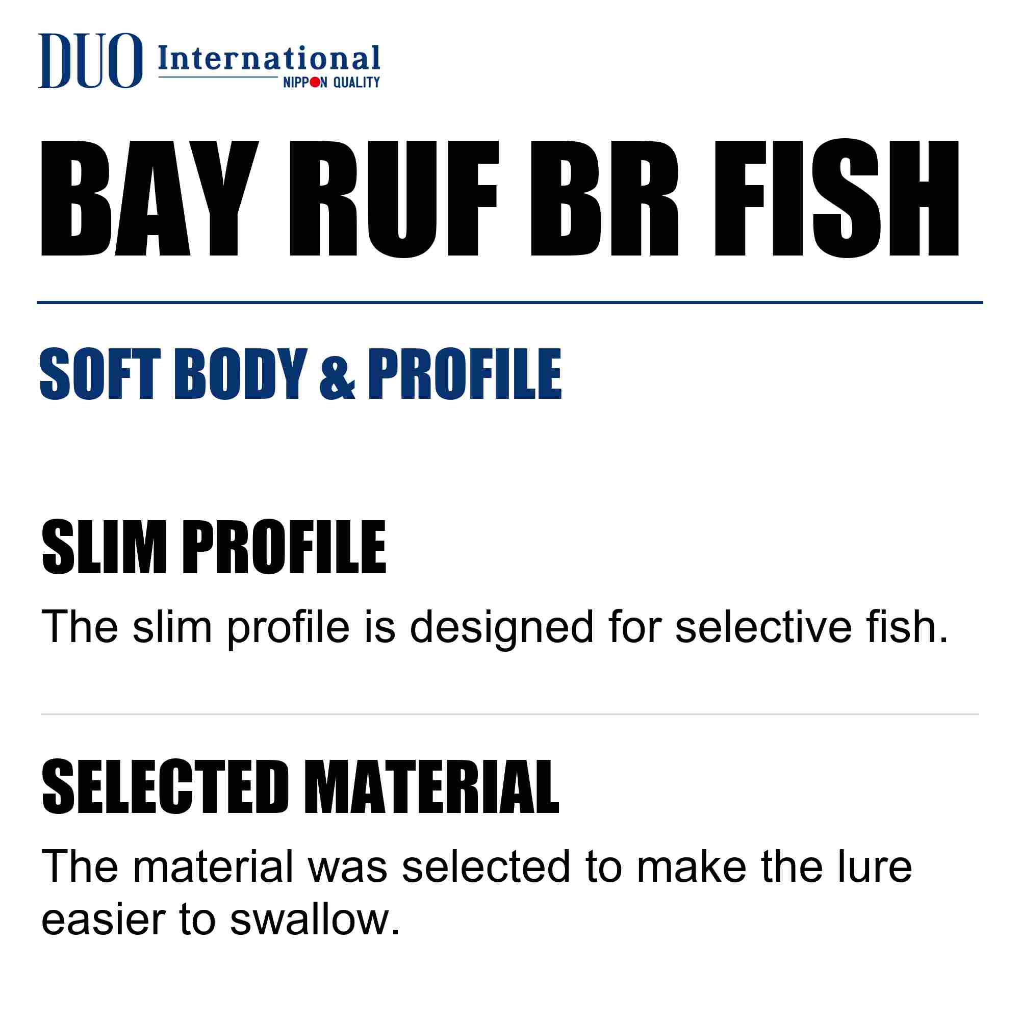 Duo Soft Lure Bay Ruf BR Fish 5 Inch F100 (1432)