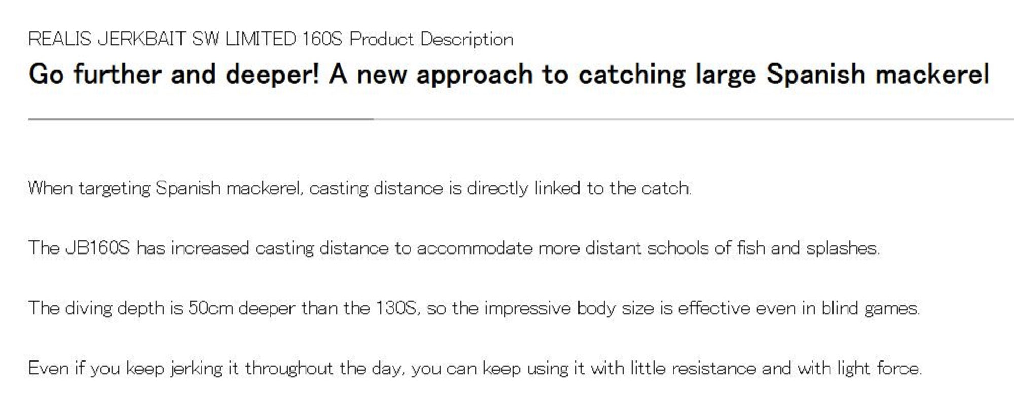 Duo Realis Jerkbait 160S SW Sinking Lure AHA0011 (1609)