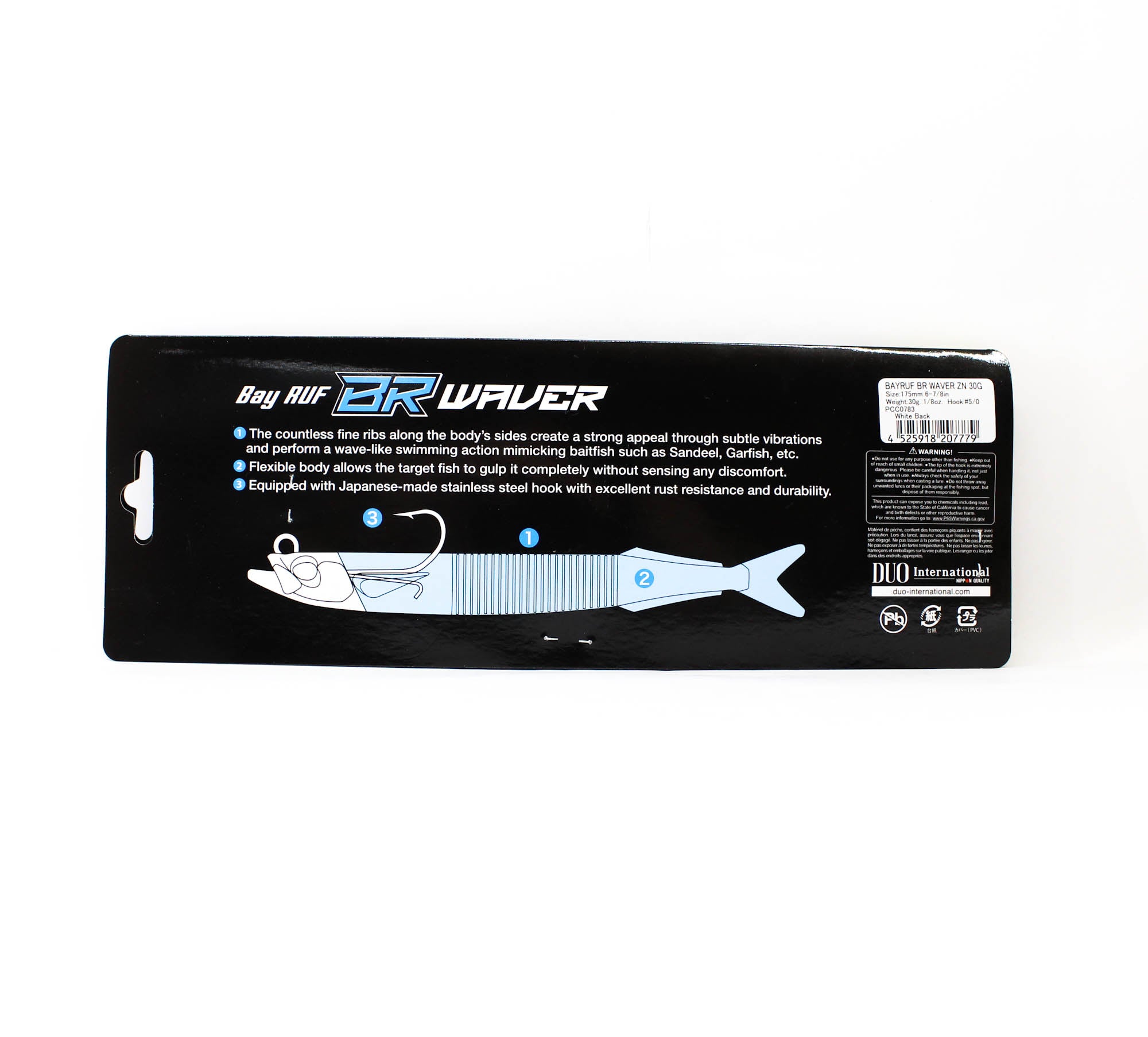 Duo Soft Lure Bay Ruf BR ZN Waver 30 grams PCC0783 (7779)