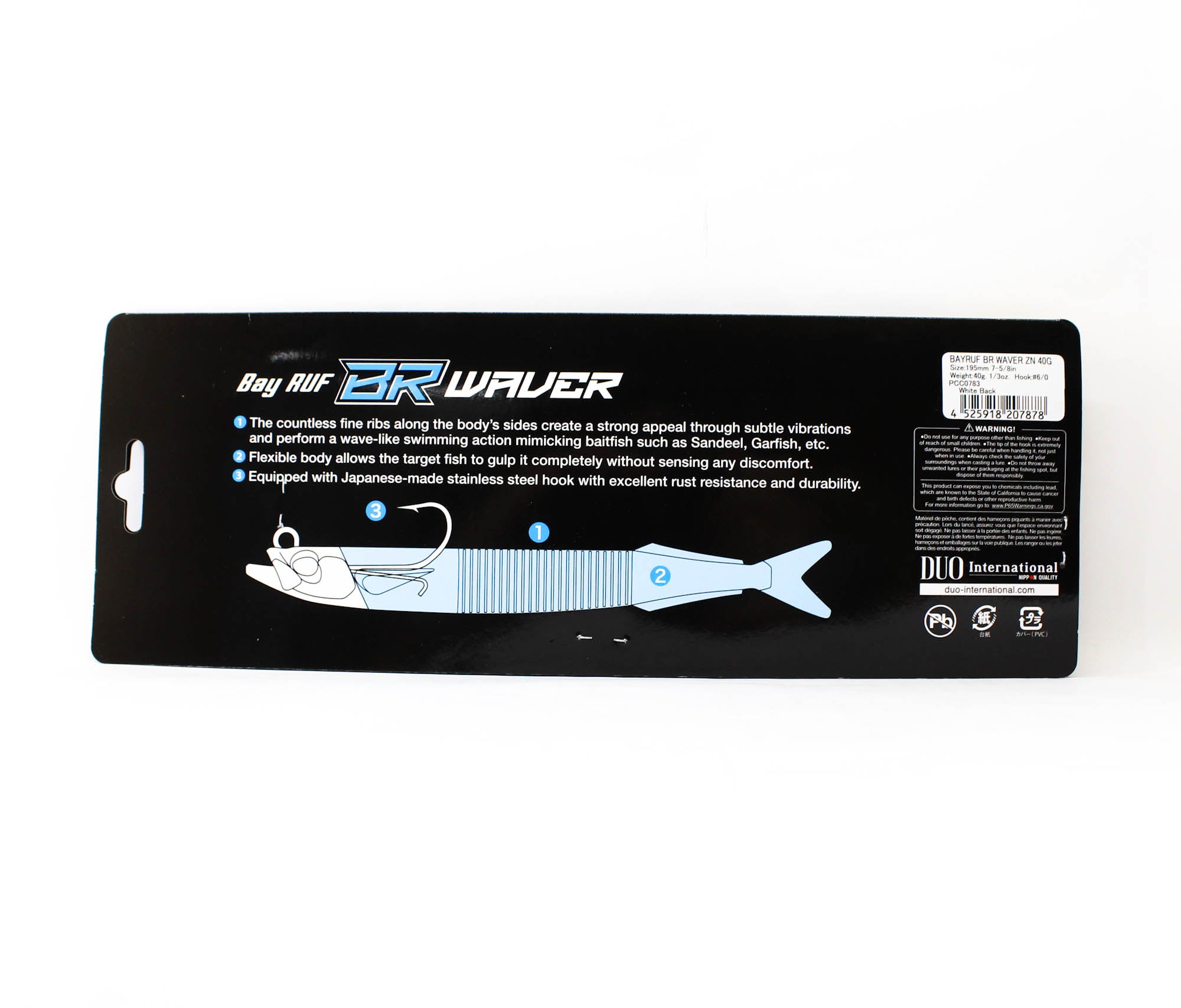 Duo Soft Lure Bay Ruf BR ZN Waver 40 grams PCC0783 (7878)
