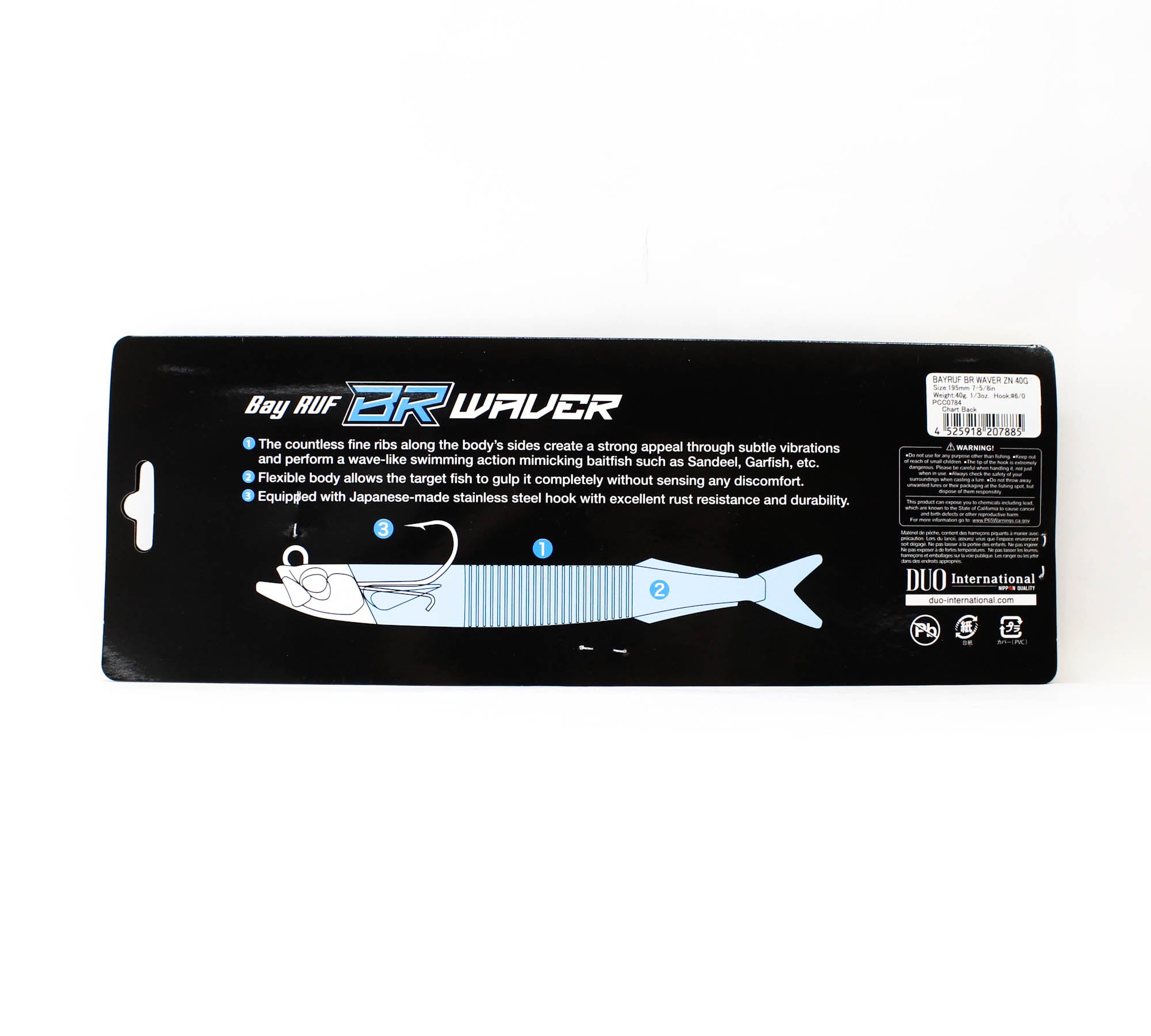 Duo Soft Lure Bay Ruf BR ZN Waver 40 grams PCC0784 (7885)