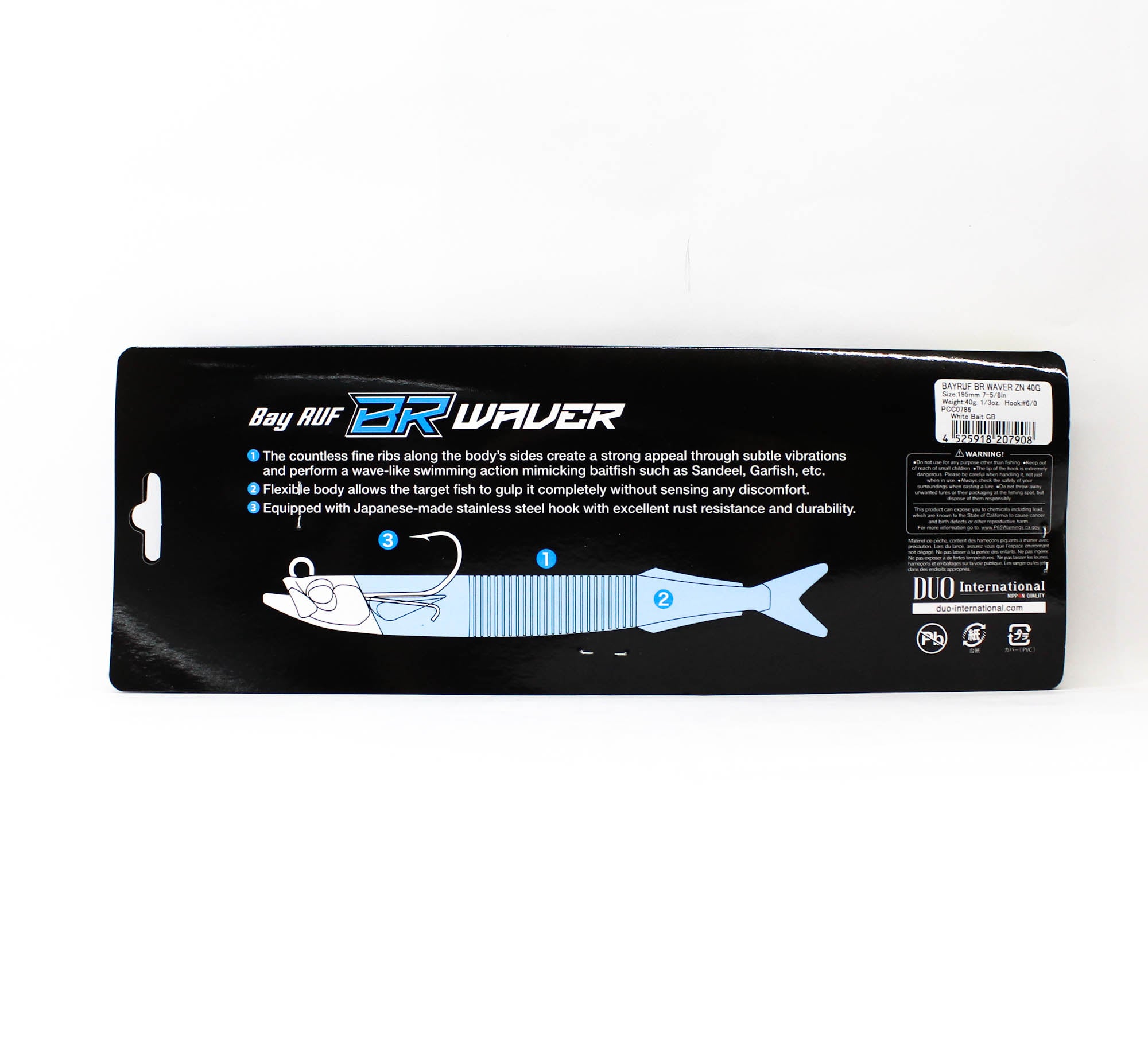 Duo Soft Lure Bay Ruf BR ZN Waver 40 grams PCC0786 (7908)
