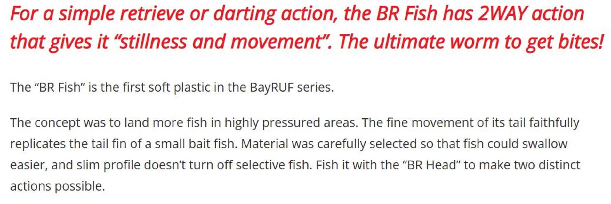 Duo Soft Lure Bay Ruf BR Fish 3.3 Inch F106 (8776)