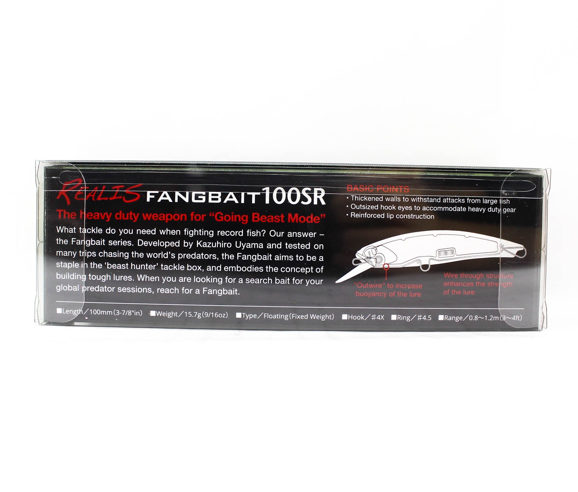 Duo Realis Fangbait 100SR Floating Lure CUA3547 (1196)