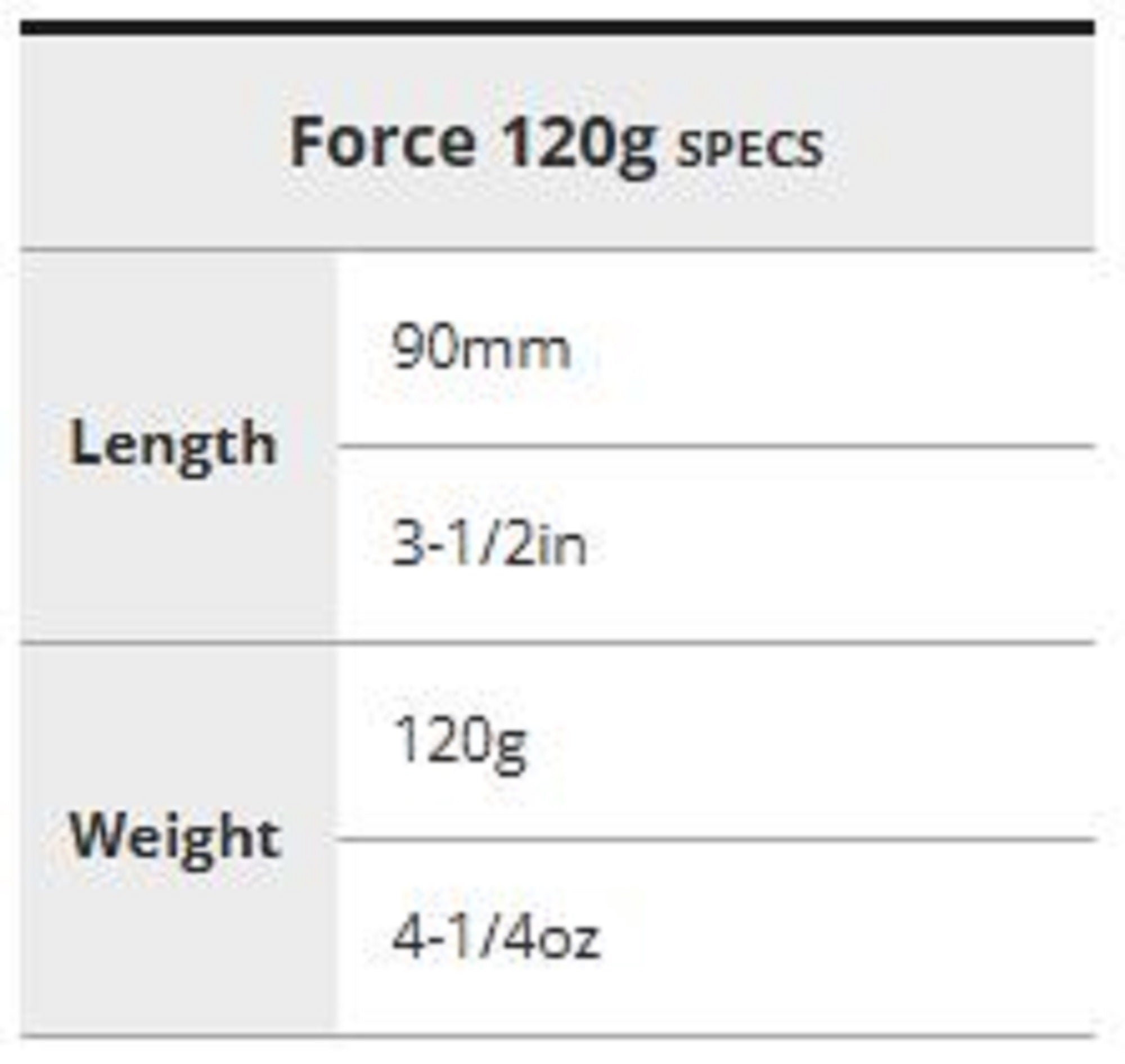 Duo Metal Jig Drag Metal Force 120 grams PKA0829 (2988)
