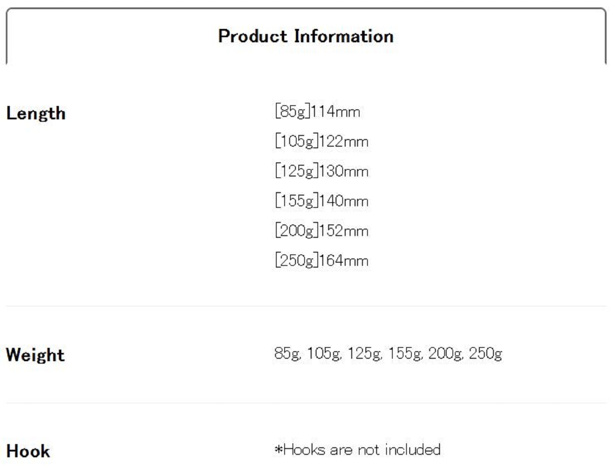 Duo Metal Jig Drag Metal Force Semi Long 125 grams PHA0828 (3039)