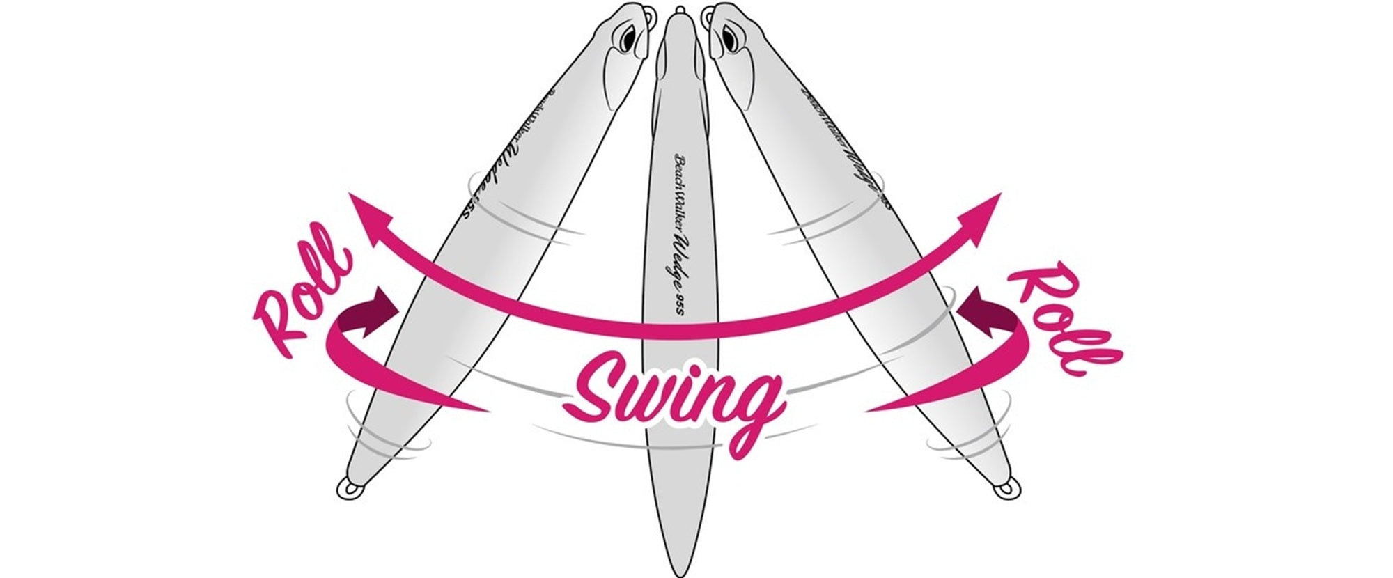 Duo Beach Walker Wedge 95 mm 30 grams Sinking Lure CQA0122 (3381)