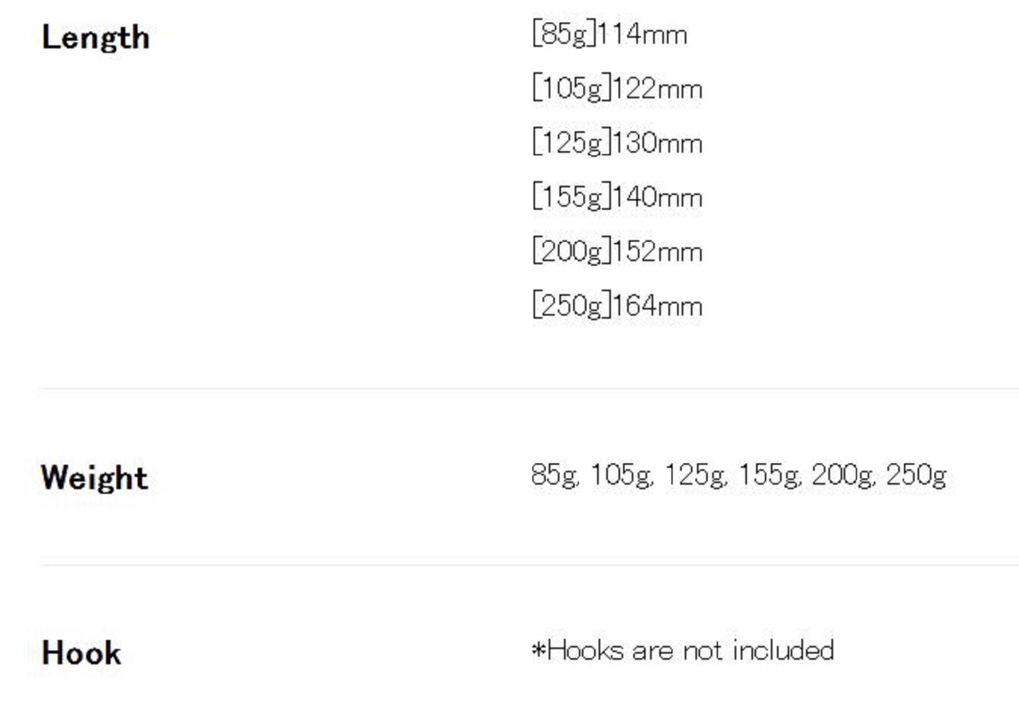 Duo Metal Jig Drag Metal Force Semi Long 85 grams PKA0829 (3749)
