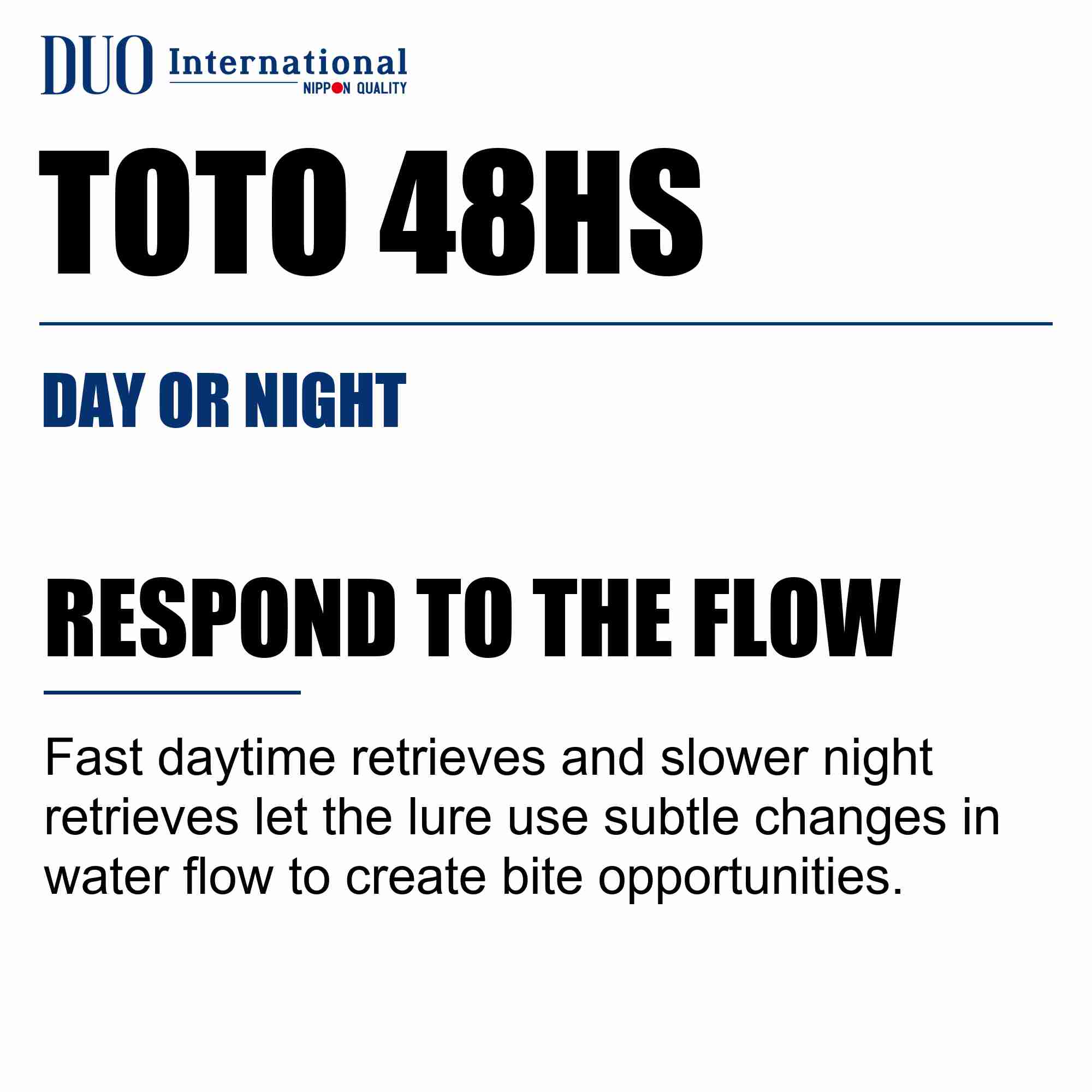 Duo Tetra Works Toto 48 HS Heavy Sinking Lure CLA0887 (5637)