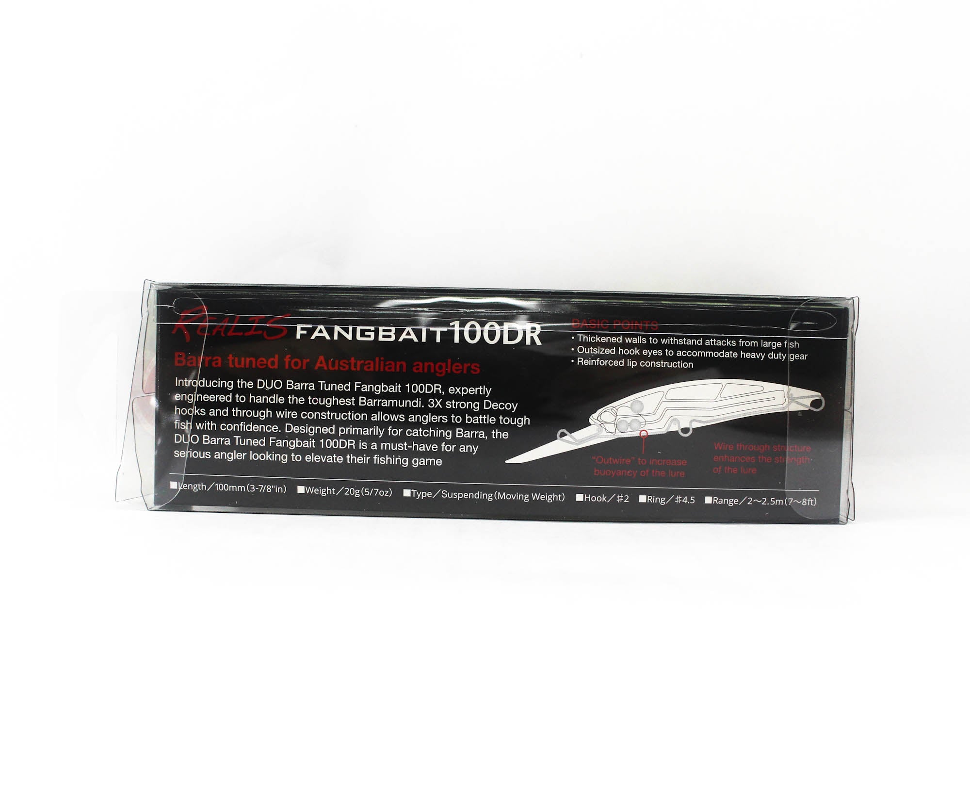 Duo Realis Fangbait 100DR Barra Tuned Suspend Lure CDH3066 (6061)