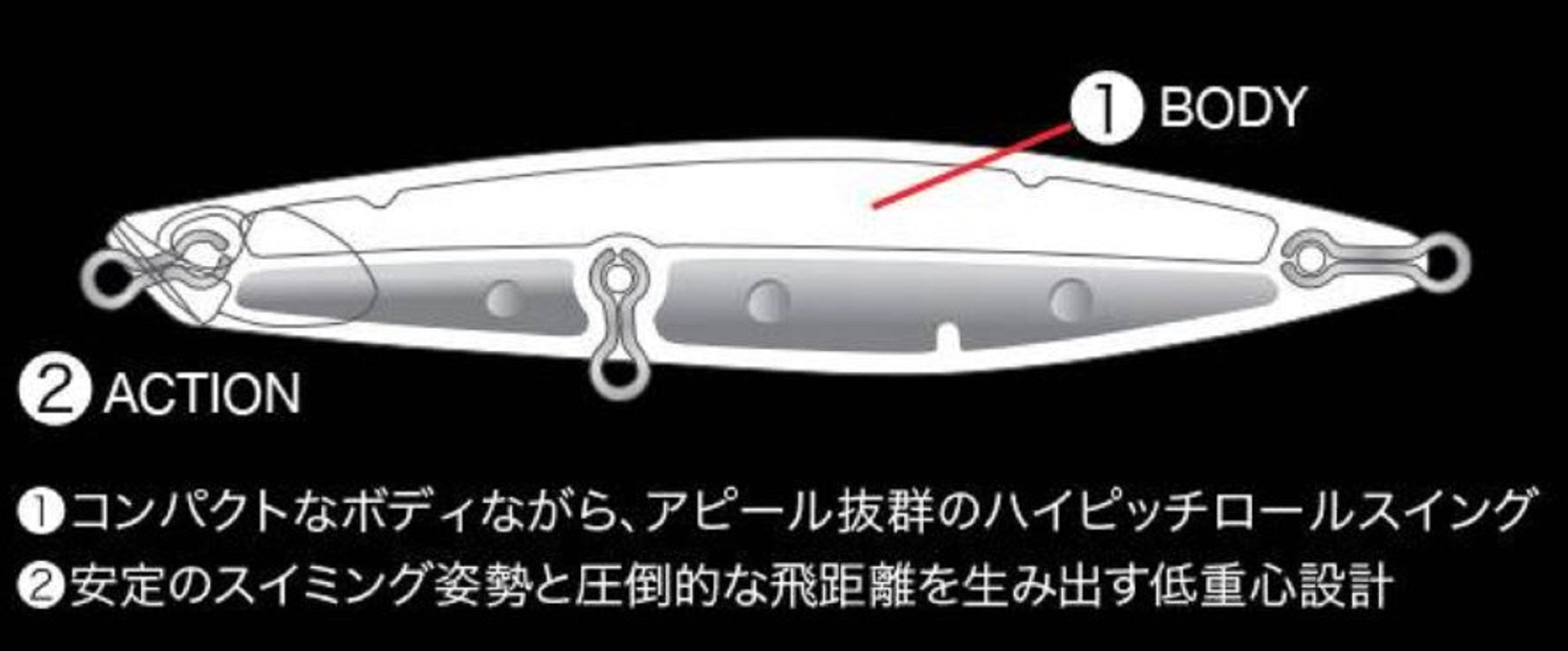Duo Beach Walker Wedge 95 mm 30 grams Sinking Lure MCC0883 (8751)