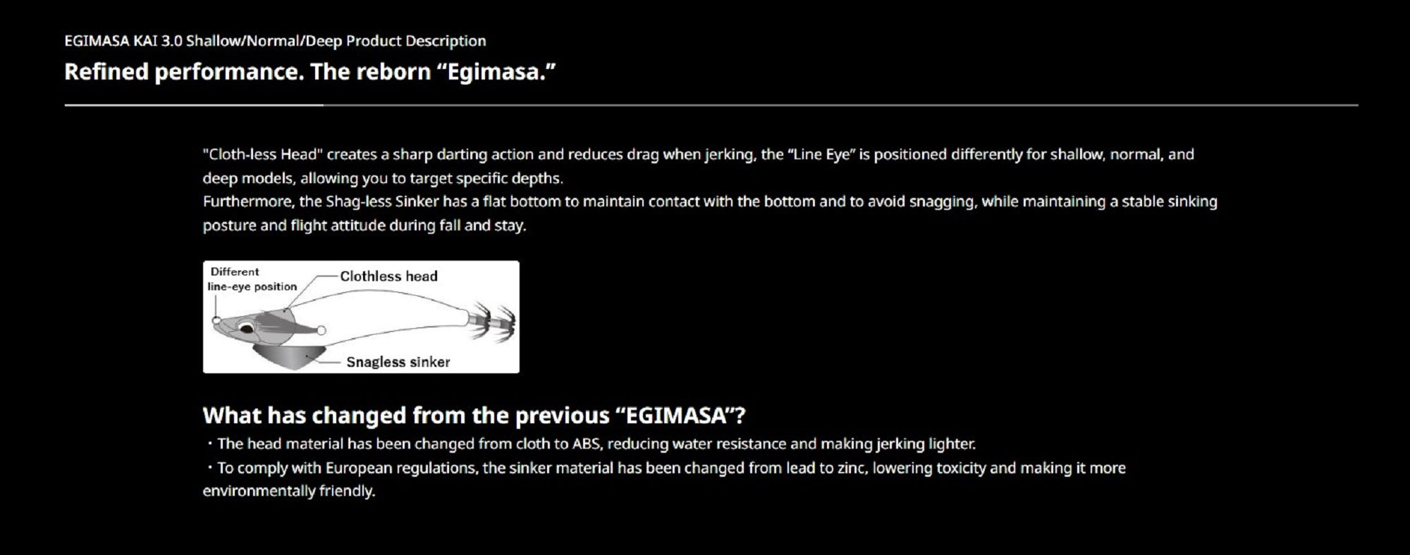 Duo Egimasa Kai Squid Jig 3.0 Normal 16 grams 3.5 sec/m CSH6201 (8898)
