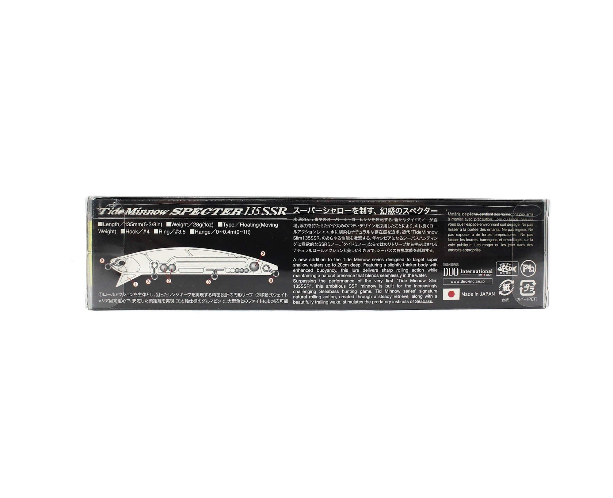 Duo Tide Minnow Specter 135SSR Suspend Lure ACC0597 (9666)
