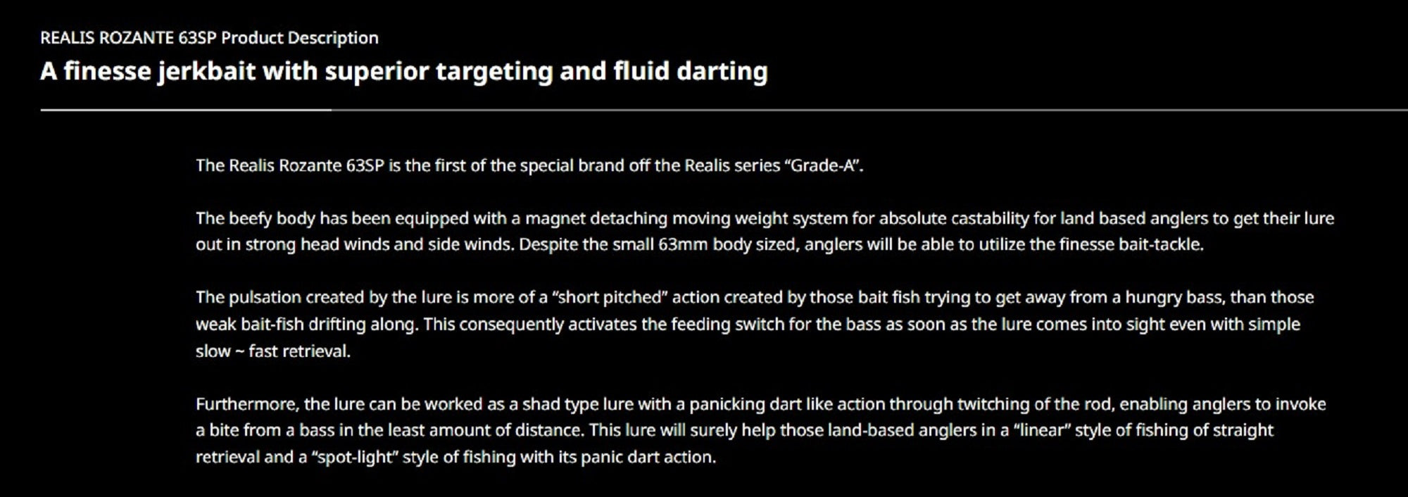 Duo Realis Rozante 63 SP Suspend Lure CZA3576 (6527)