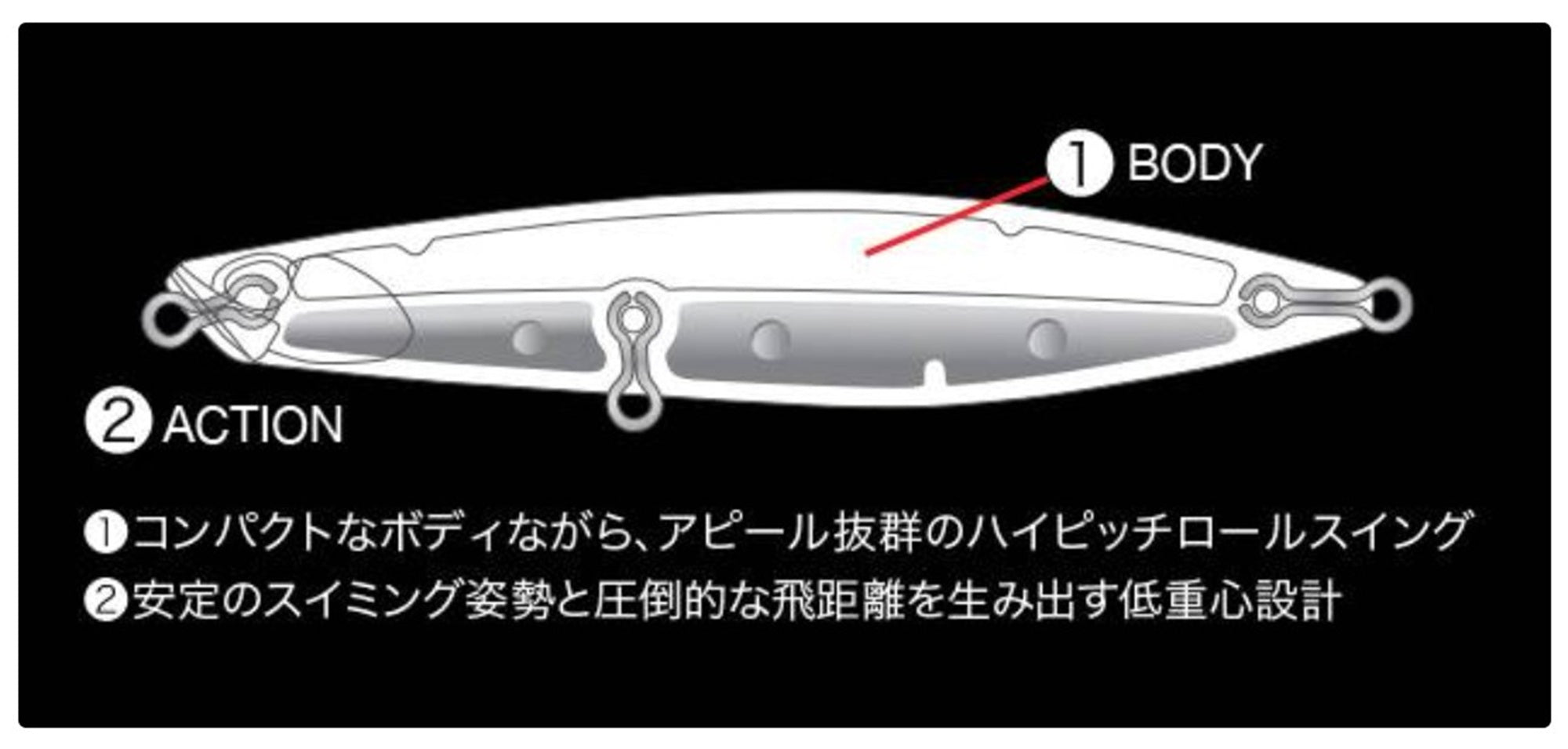 Duo Beach Walker Wedge 95 mm 30 grams Sinking Lure CPAZ646 (7227)