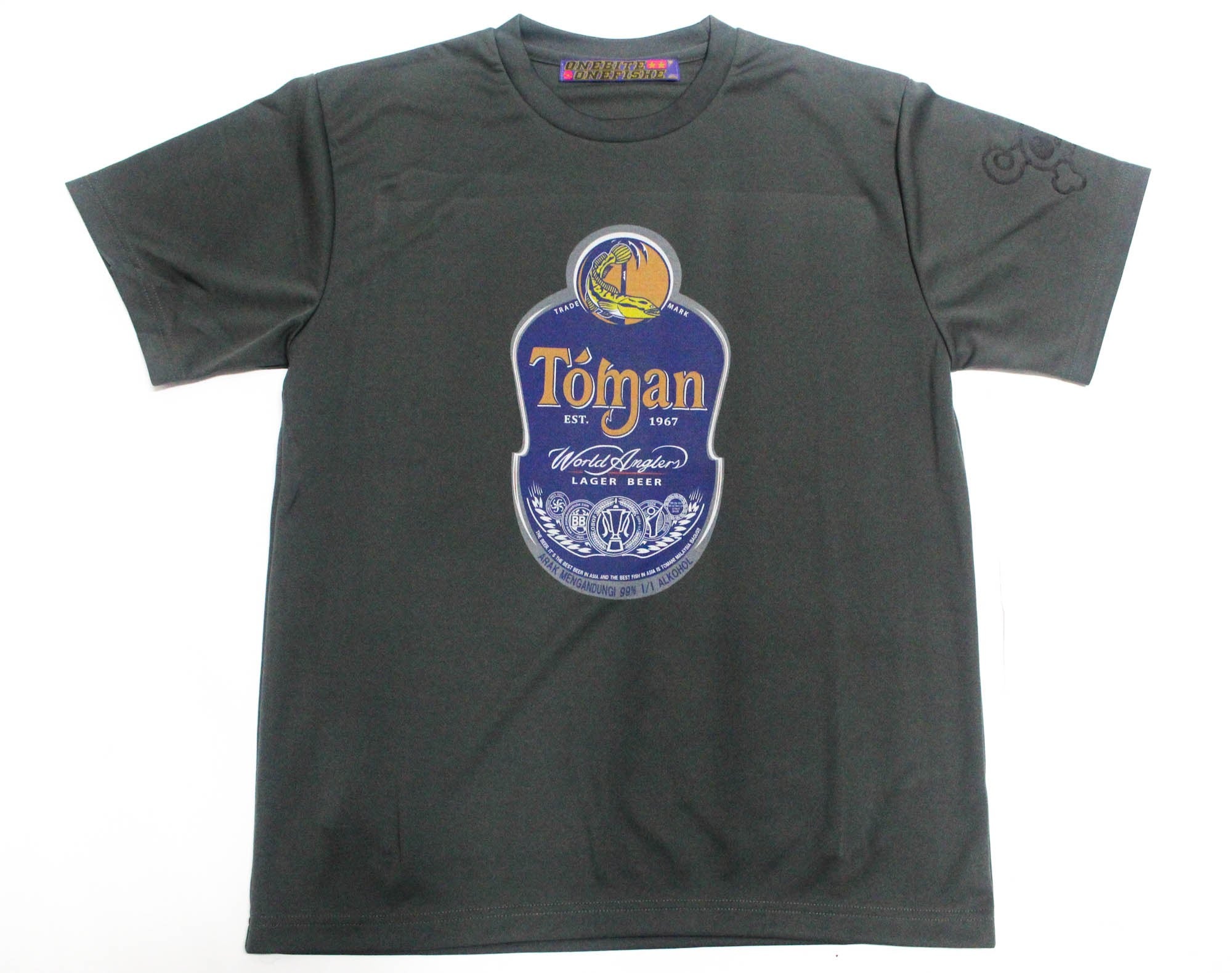 OBOF Dry Toman Beer T Shirt Short Sleeve Dark Grey Size 3L (8132)
