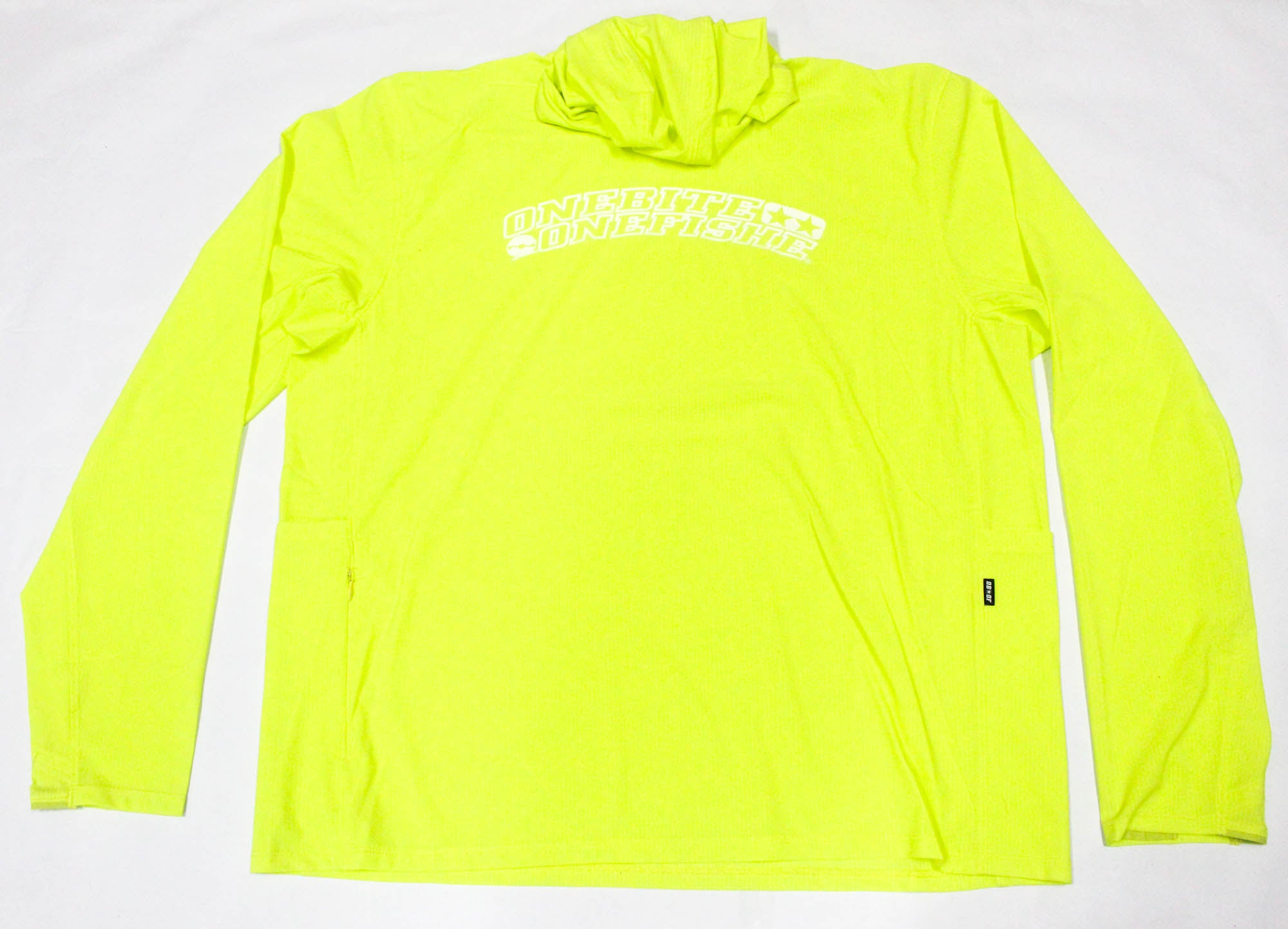 OBOF Dry Hoodie Arched Logo Lemon Lime Size L (8200)