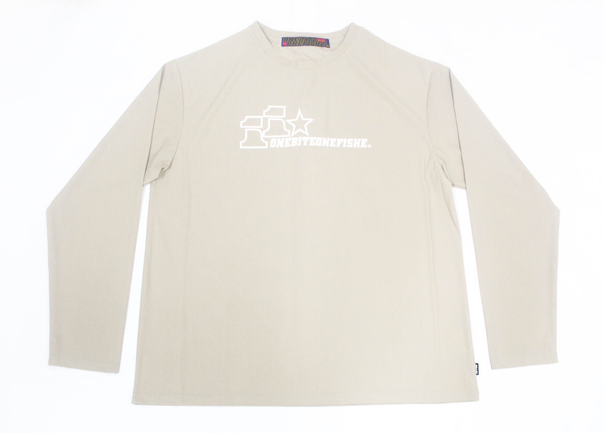 OBOF Dry Logo T Shirt Long Sleeve Greige Size XXL (8309)