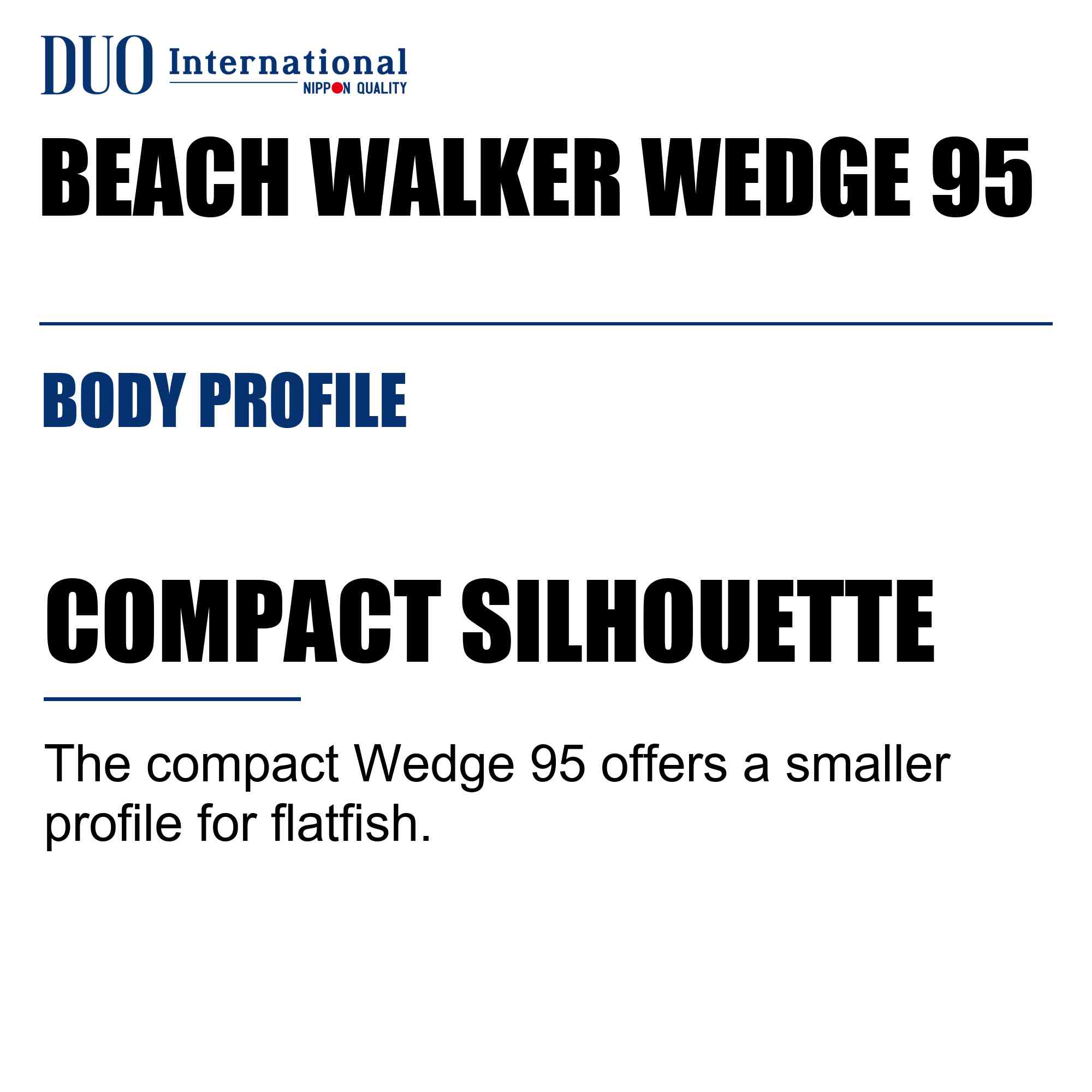 Duo Beach Walker Wedge 95 mm 30 grams Sinking Lure CPA0935 (8538)