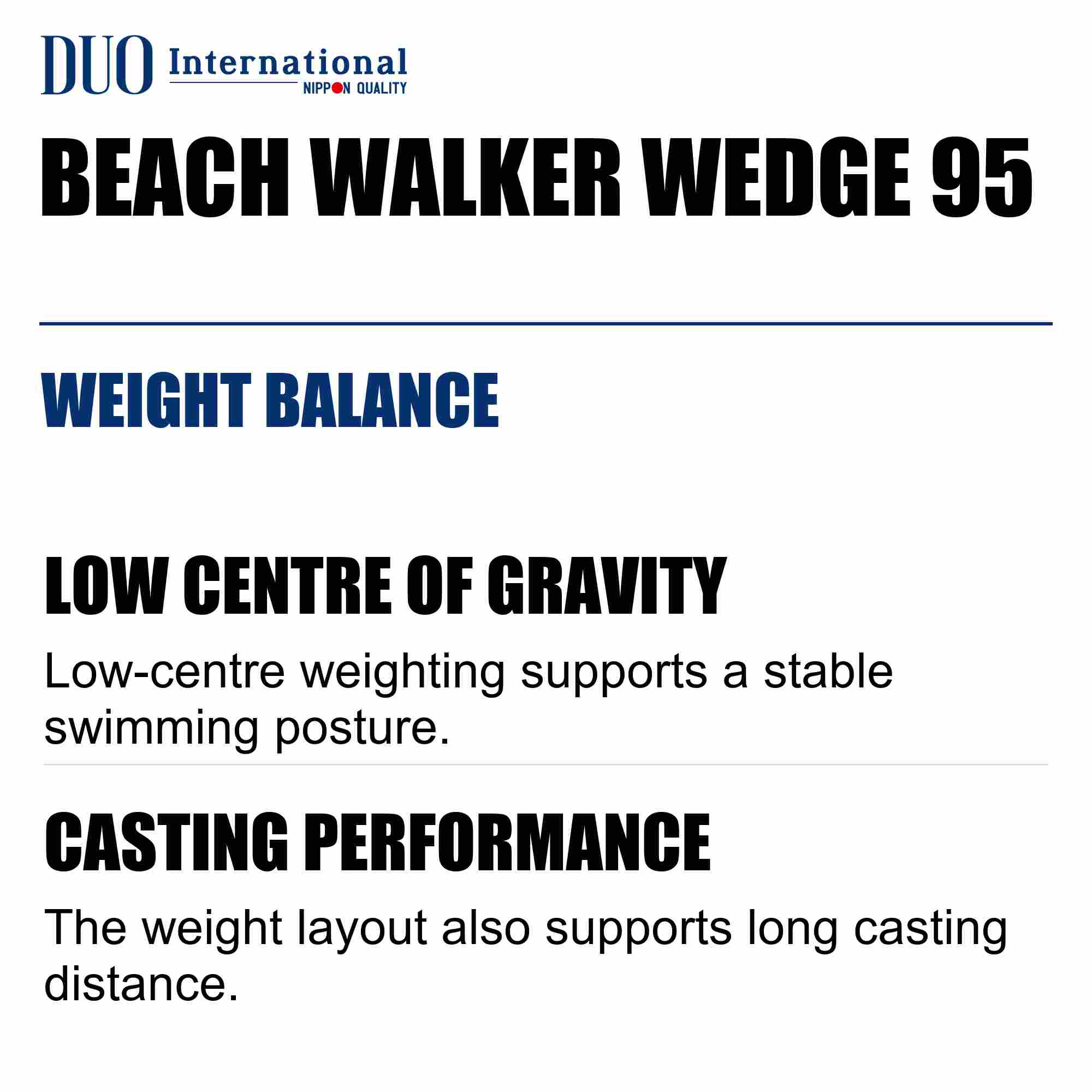 Duo Beach Walker Wedge 95 mm 30 grams Sinking Lure CPA0935 (8538)