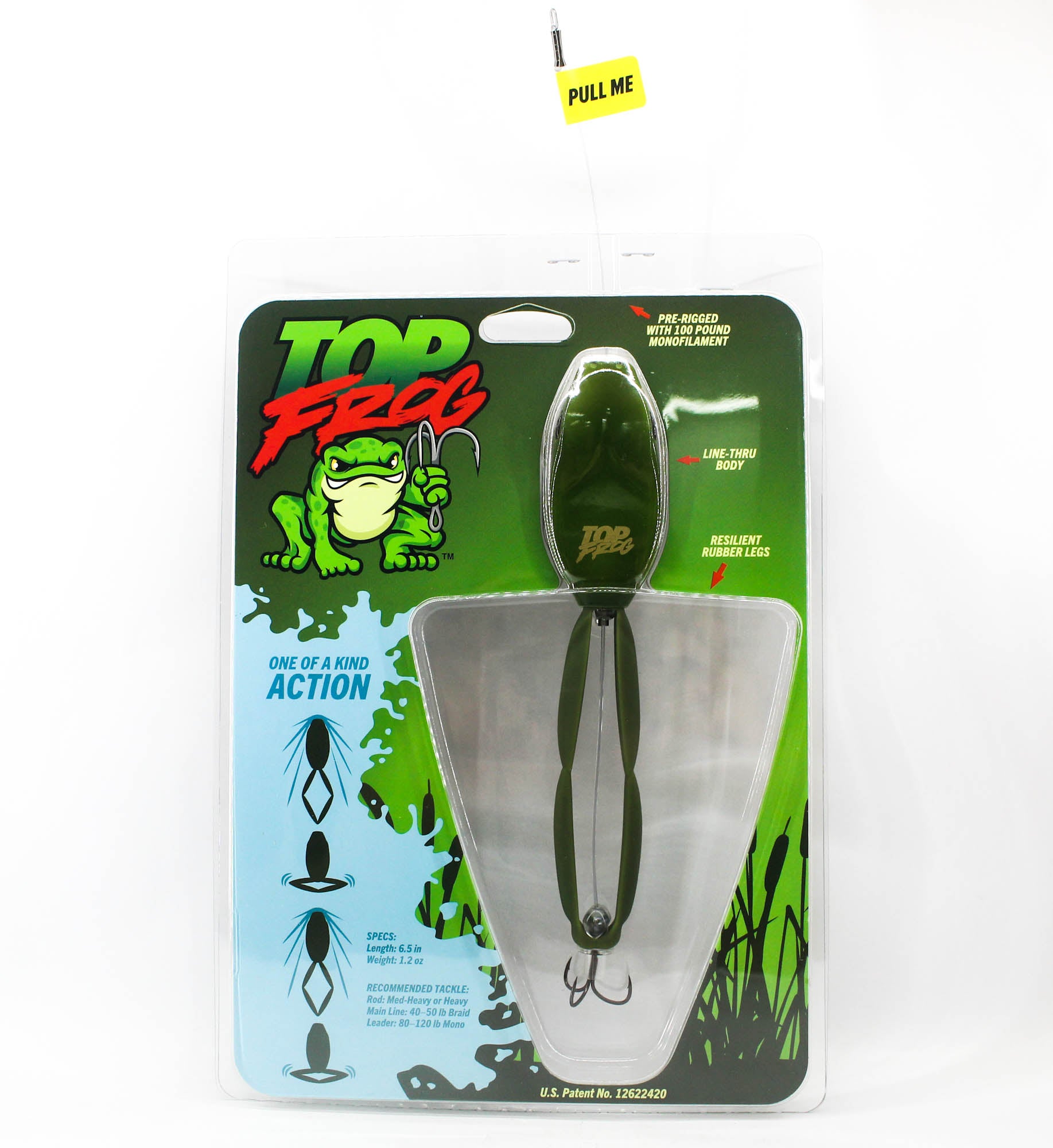 Duo Top Frog 165mm 34 grams Floating Lure Green Back (8699)