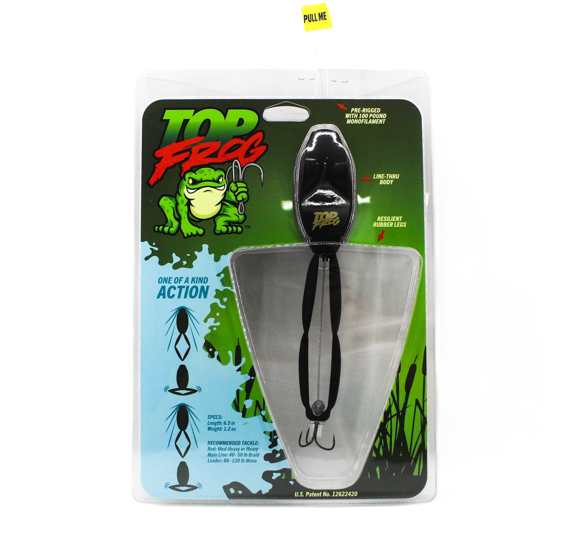 Duo Top Frog 165mm 34 grams Floating Lure Black (8712)