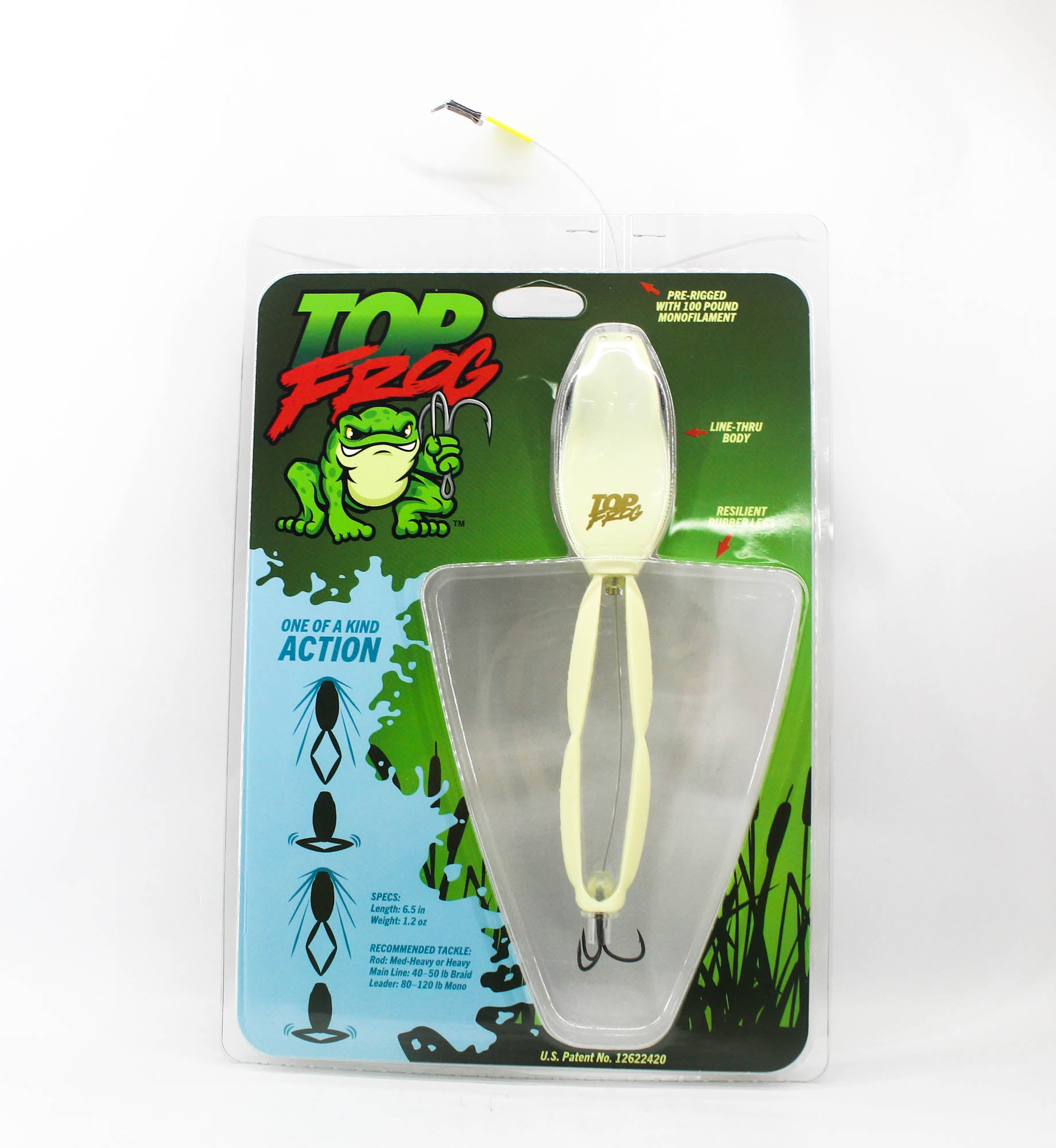 Duo Top Frog 165mm 34 grams Floating Lure Bone (8729)