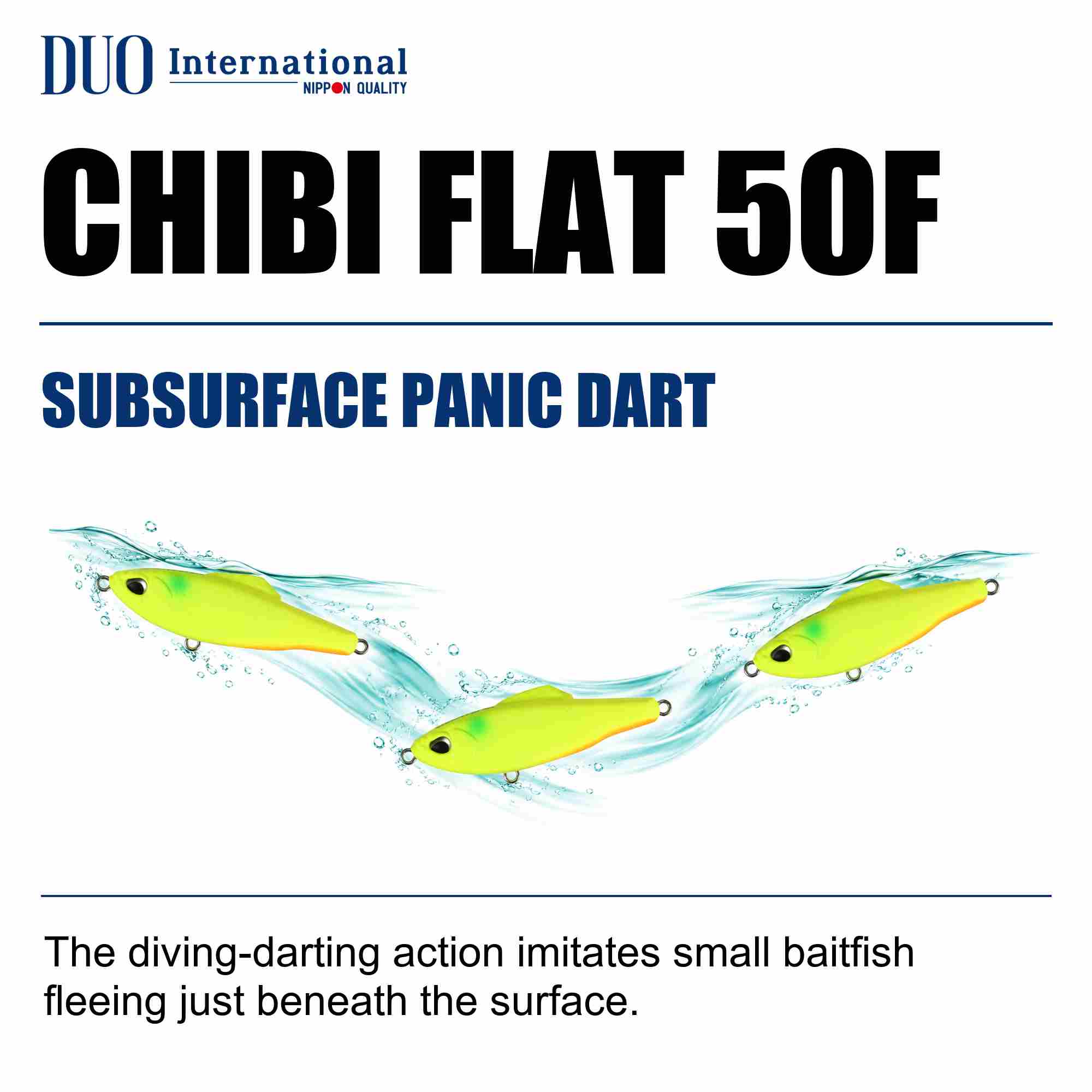 Duo Tetra Works Chibi Flat 50F Floating Lure CRA0951 (9238)