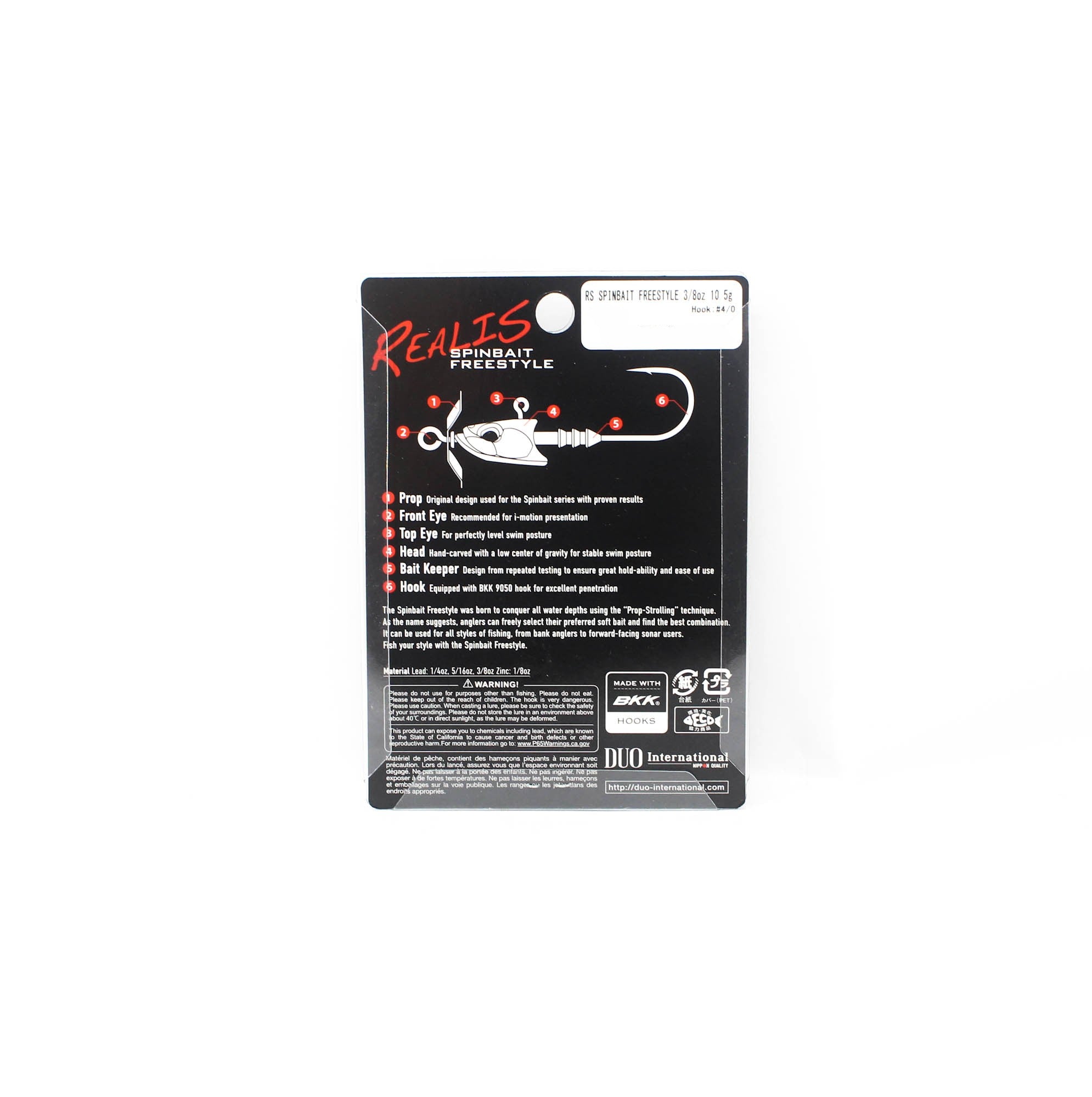 Duo Realis Jig Head Spinbait Freestyle 3/8 oz 10.5 grams PCC3343 (1279)