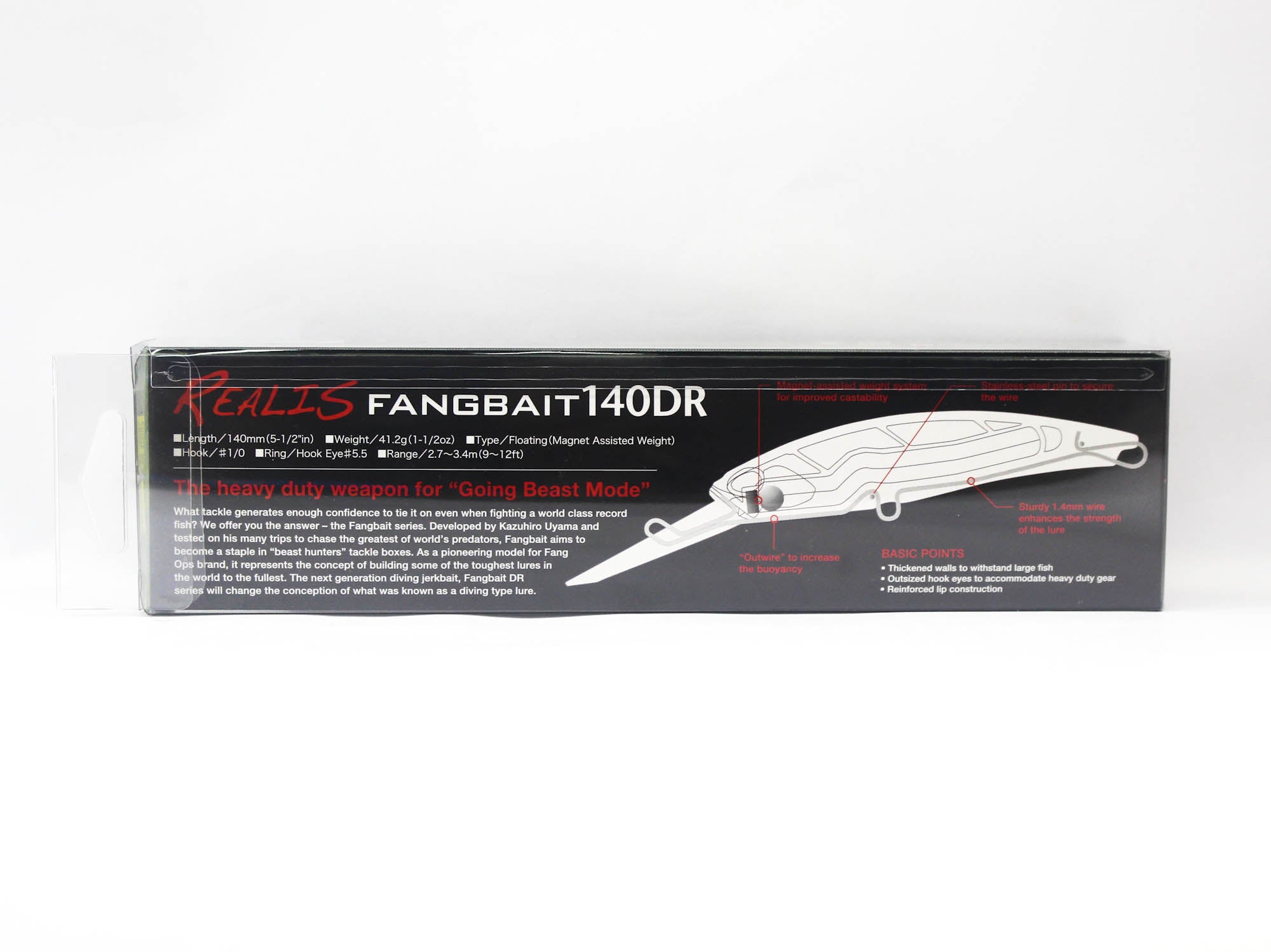 Duo Realis Fangbait 140DR Floating Lure CBA3587 (1743)
