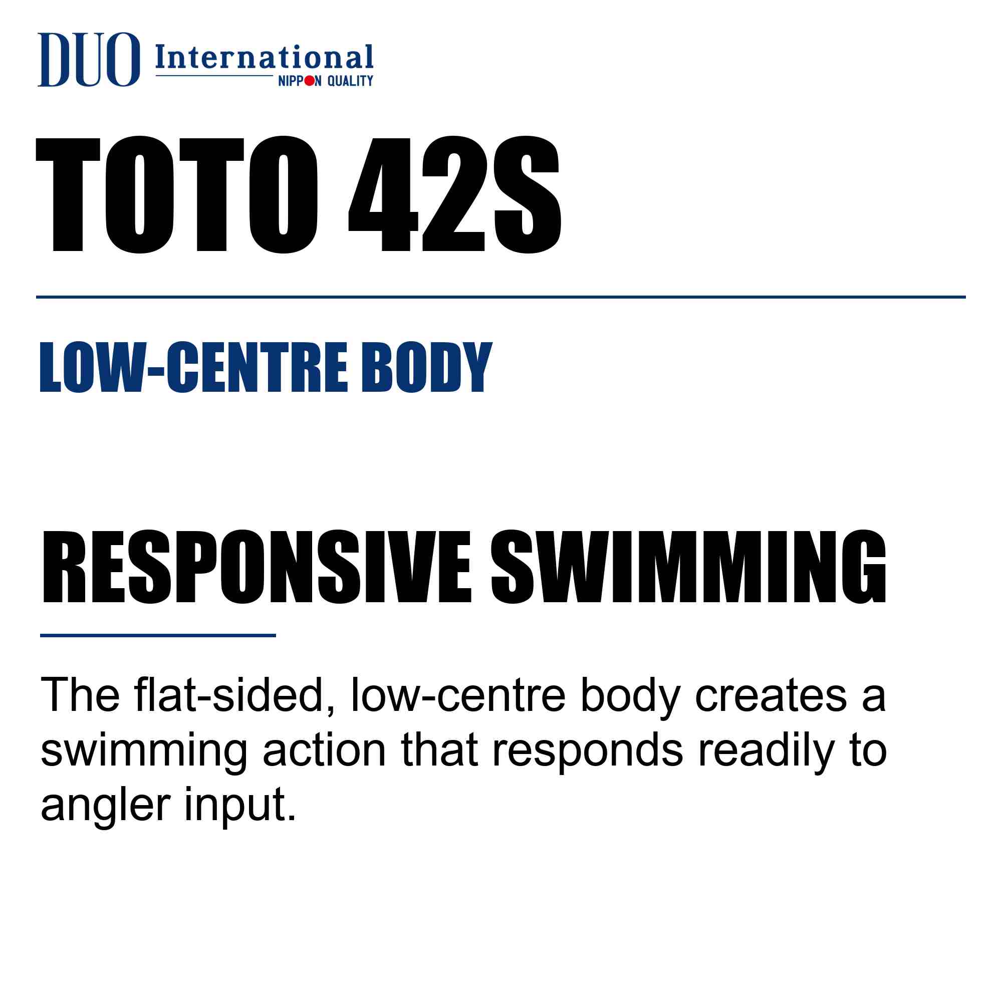 Duo Tetra Works Toto 42 mm Sinking Lure CNI1021 (9107)