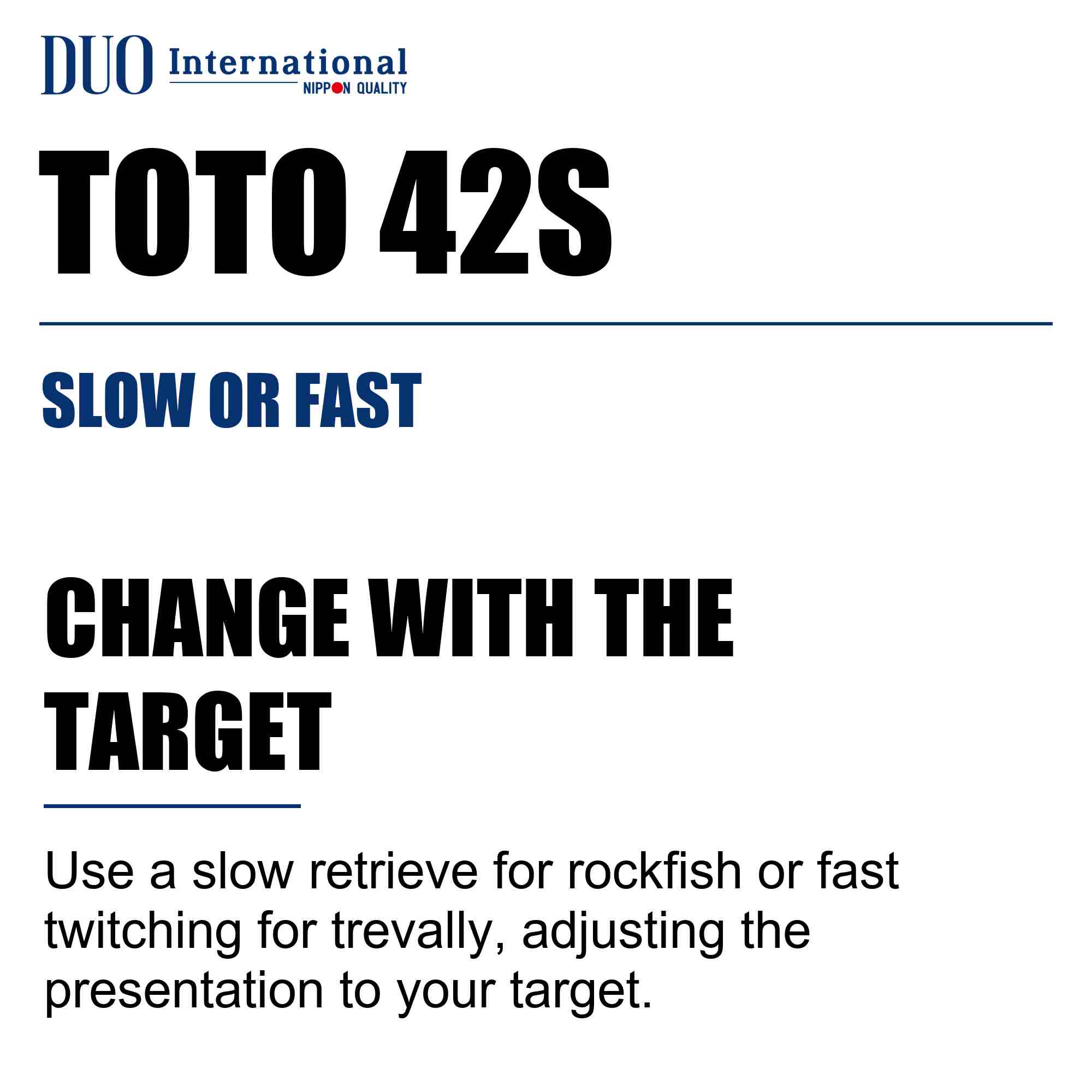 Duo Tetra Works Toto 42 mm Sinking Lure CNI1021 (9107)