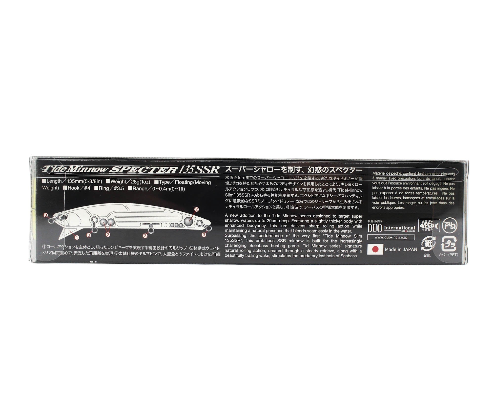 Duo Tide Minnow Specter 135SSR Suspend Lure ACCZ049 (9220)