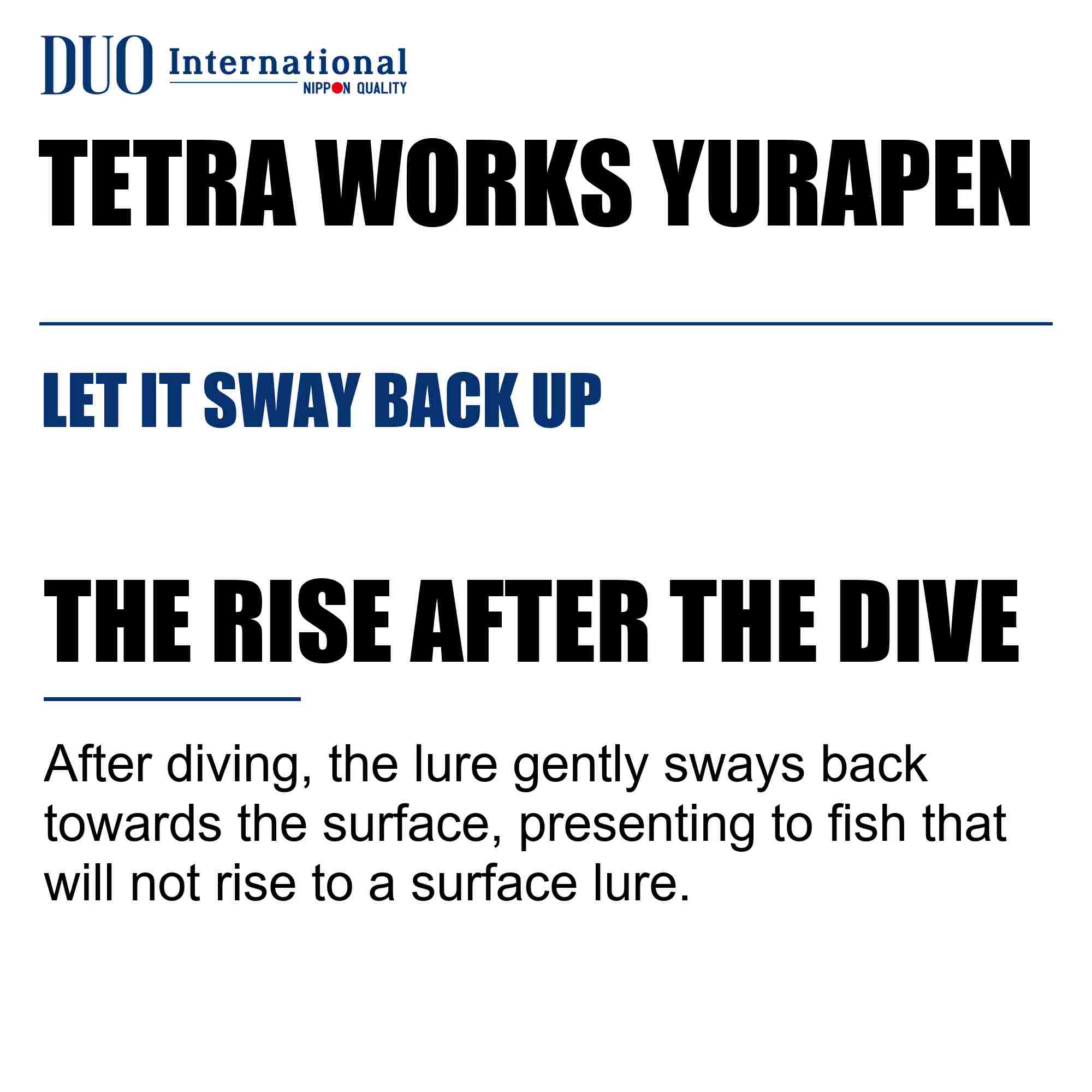 Duo Tetra Works Yurapen 48 mm Floating Lure CNI1021 (9411)