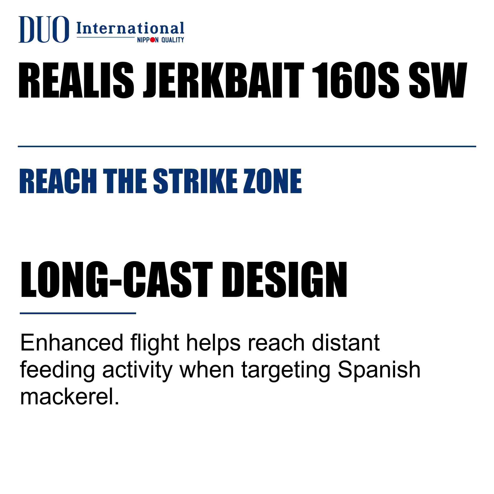 Duo Realis Jerkbait 160S SW Sinking Lure MCC3605 (9510)