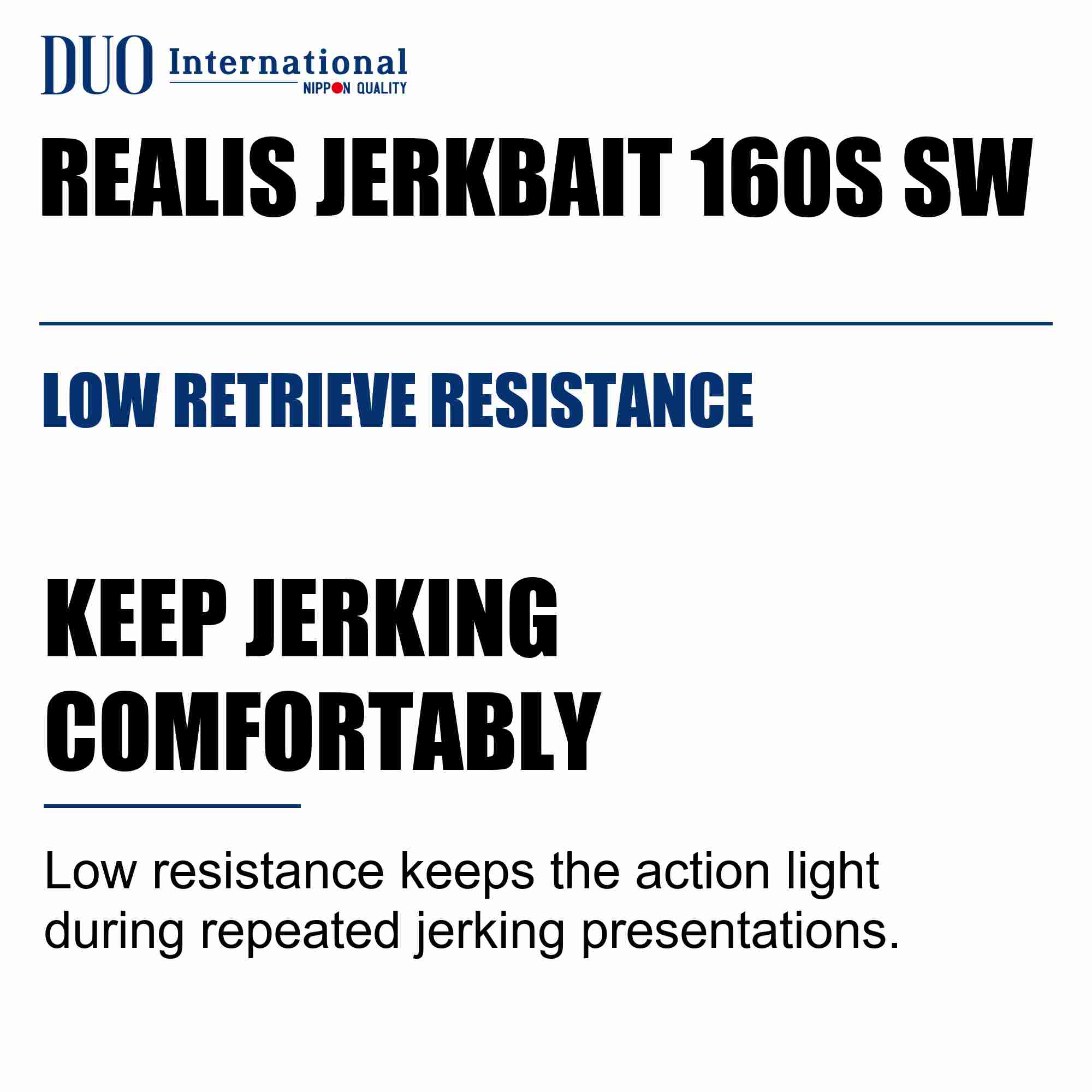 Duo Realis Jerkbait 160S SW Sinking Lure MCC3605 (9510)