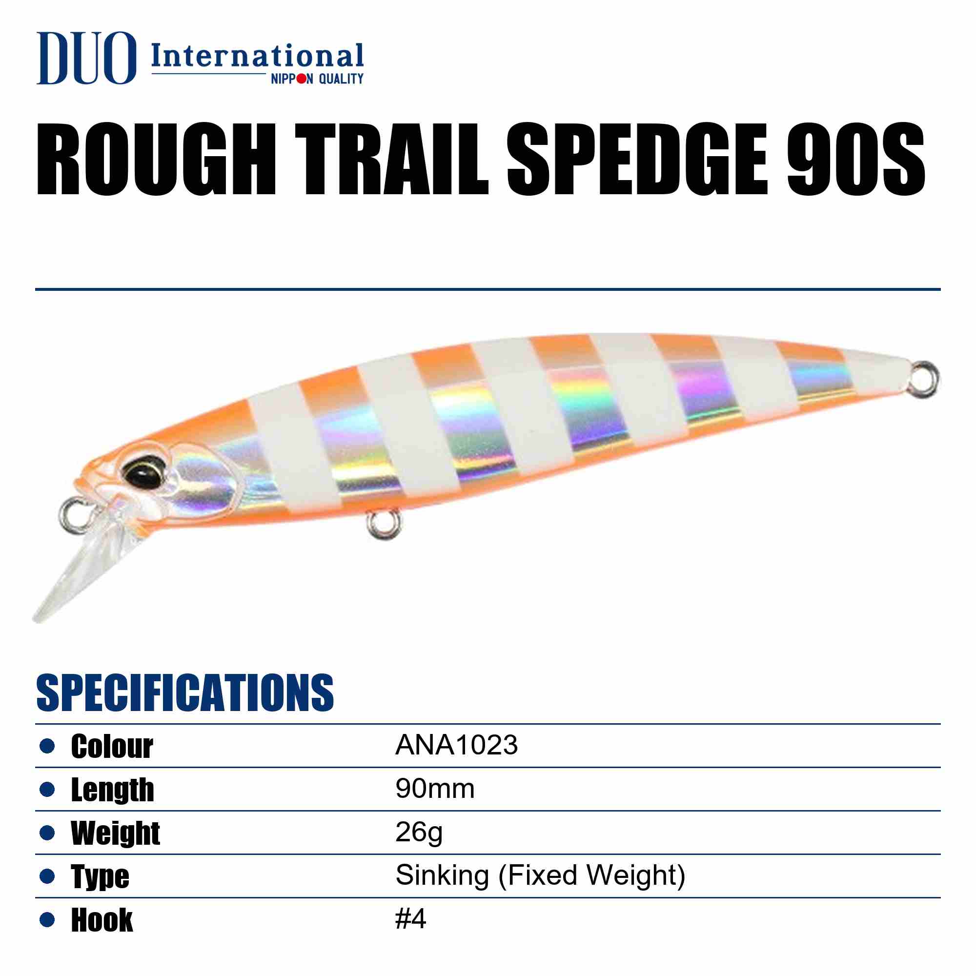 Duo Rough Trail Spedge 90S Sinking Lure ANA1023 (9848)