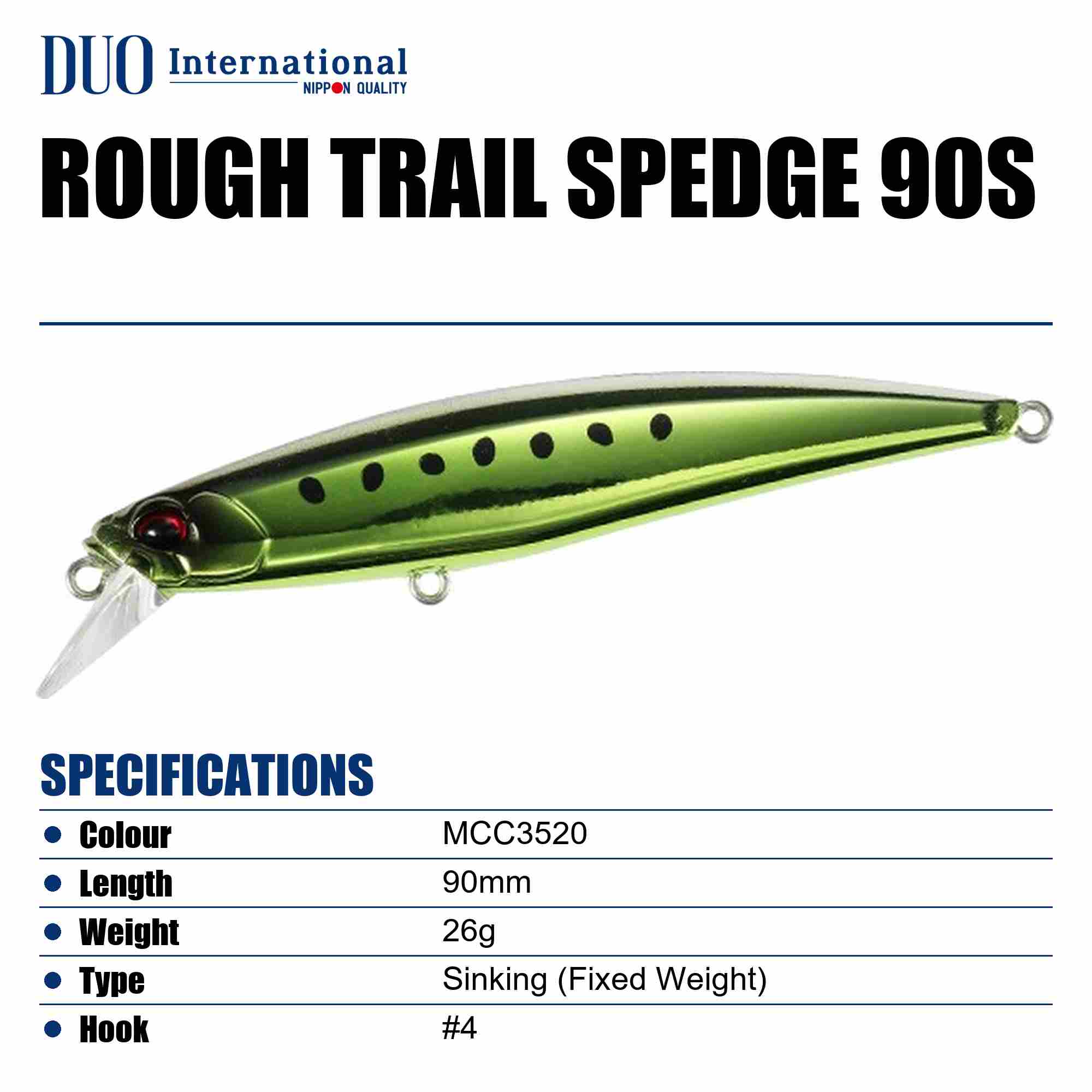 Duo Rough Trail Spedge 90S Sinking Lure MCC3520 (9886)