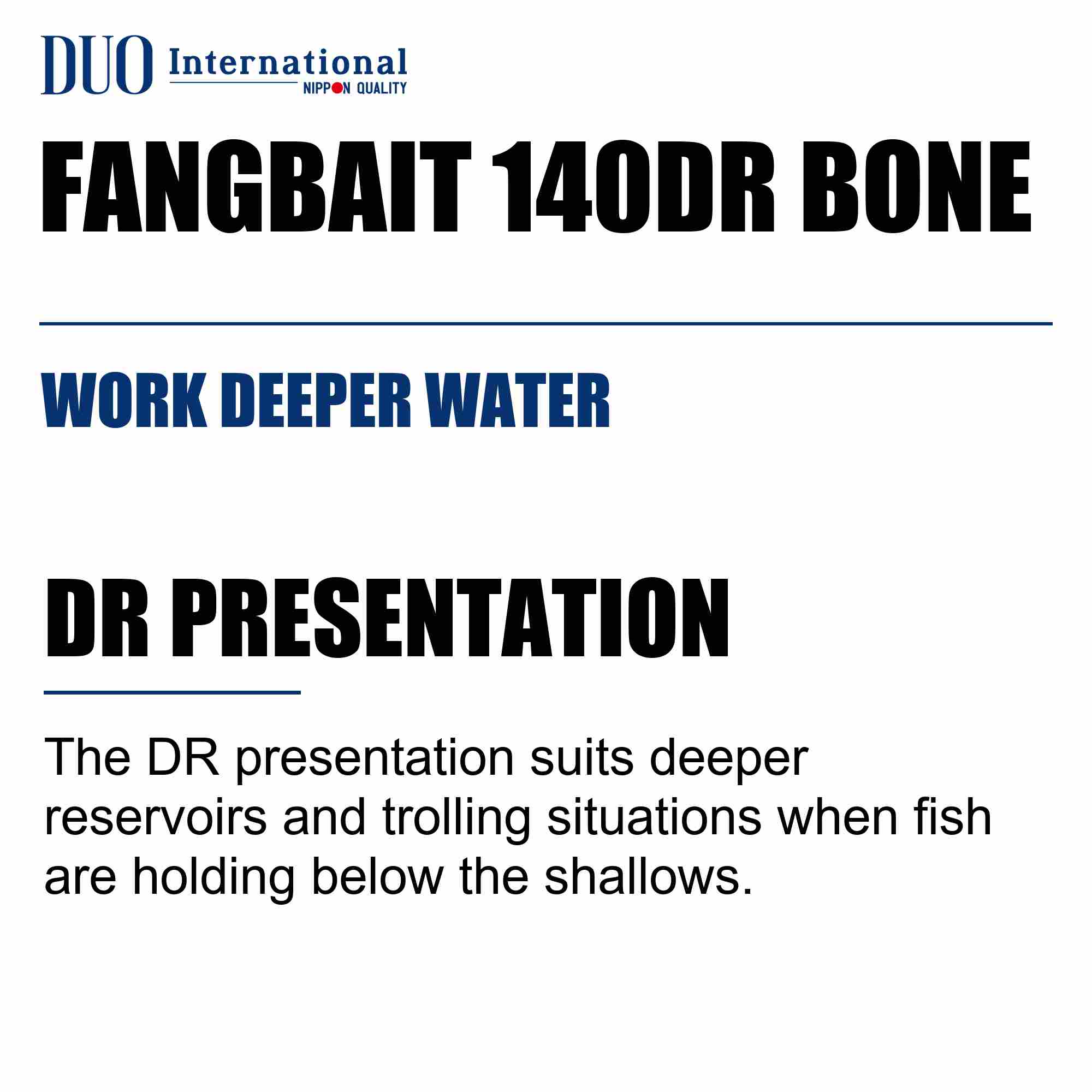 Duo Realis Fangbait 140DR Bone Floating Lure BCC3555 (9954)